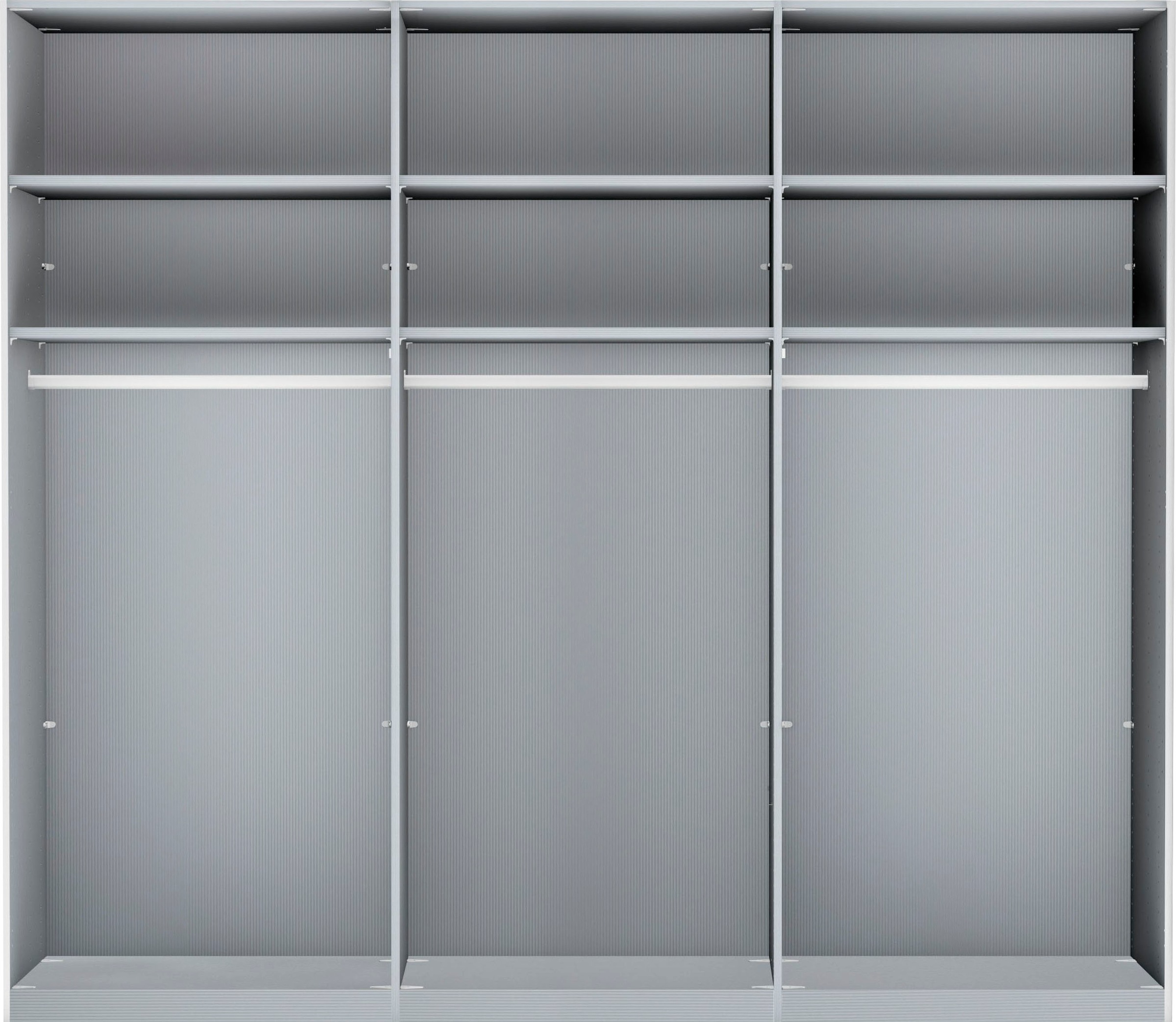 WIEMANN Schwebetürenschrank »Monaco«, hochwertige Glas- und Spiegelfront