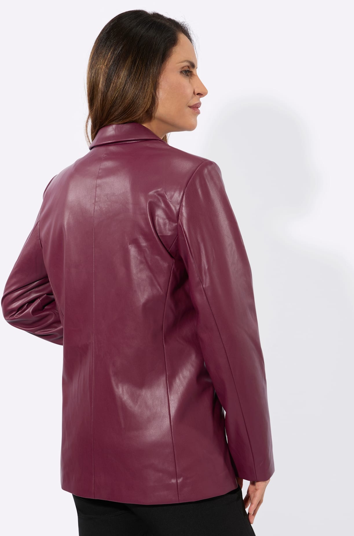 Inspirationen Lederimitat-Blazer »Lederimitat-Blazer«