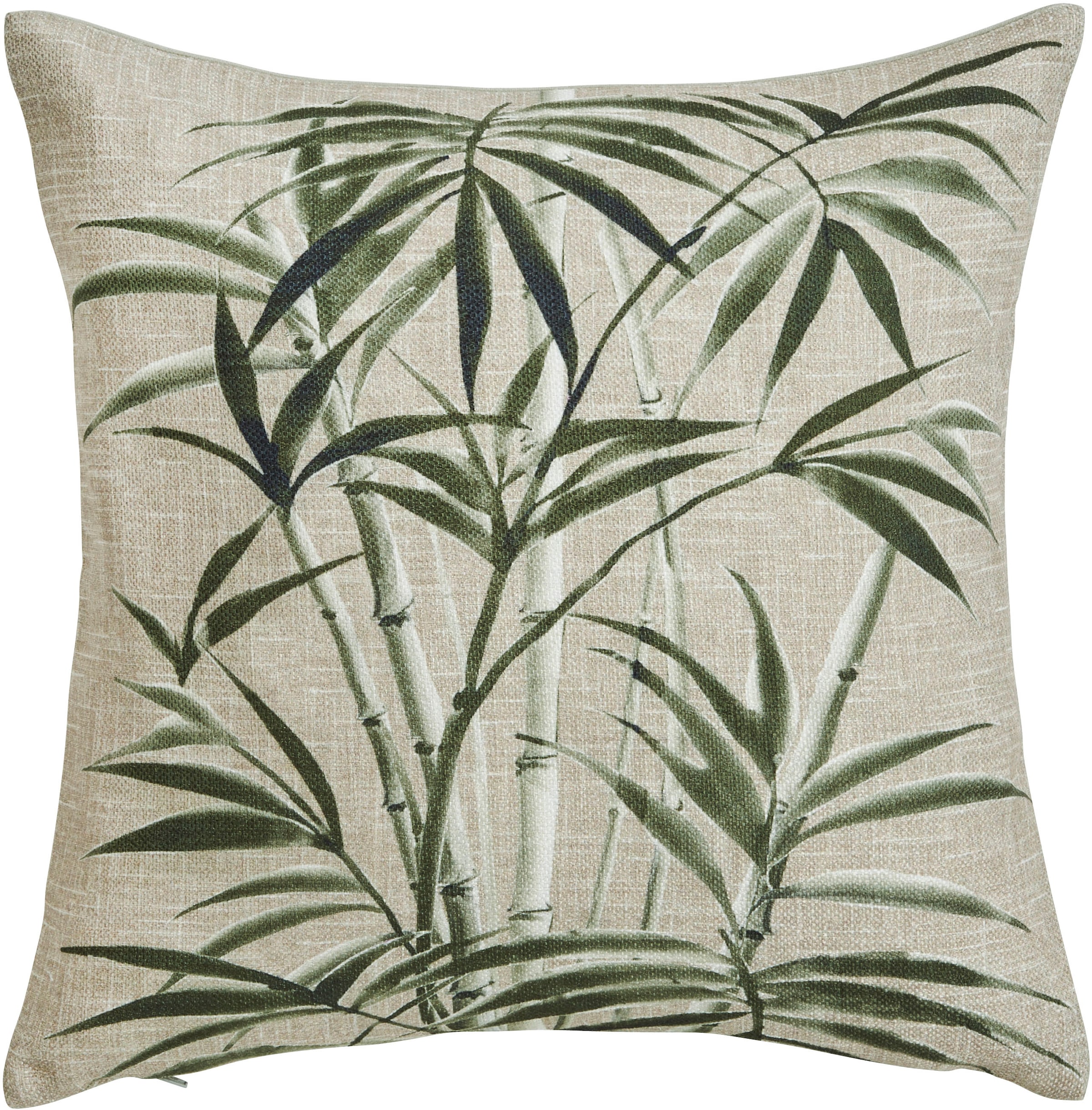 done. Kissenhülle "Areca Palm" Kissenhülle mit Leinenanteil, einseitig bedr günstig online kaufen