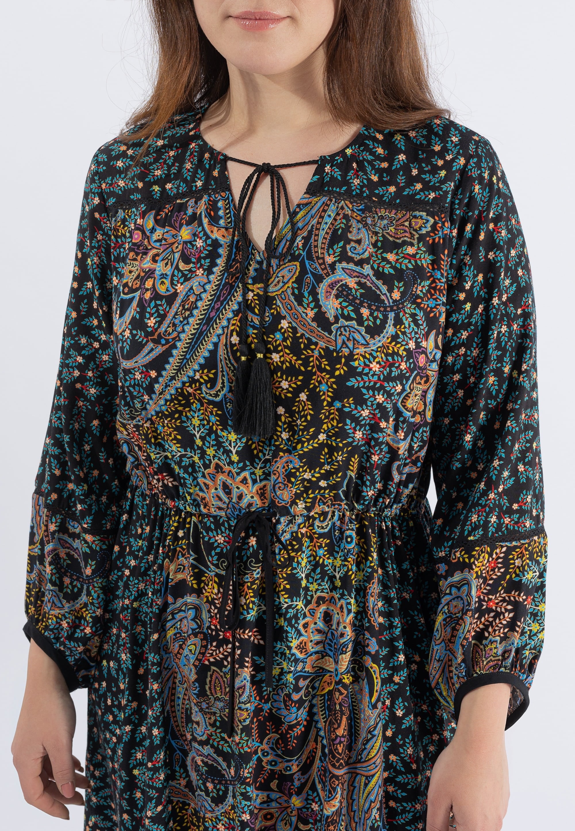 BAUR Allover-Muster bestellen October modischem Jerseykleid, mit | online
