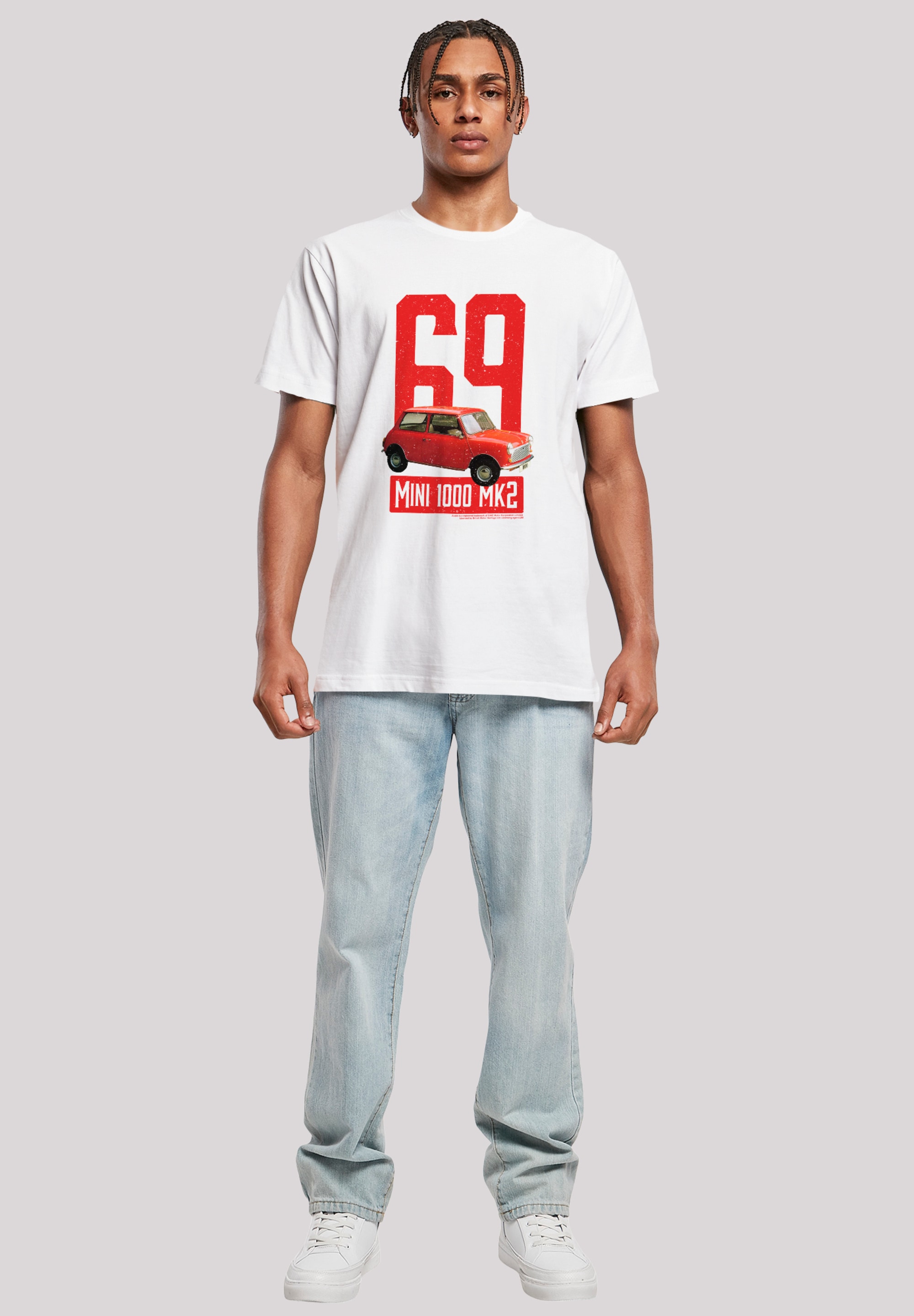 F4NT4STIC T-Shirt »British Motor Heritage Austin Mini 1000 Mk2 1969«, Premium Qualität