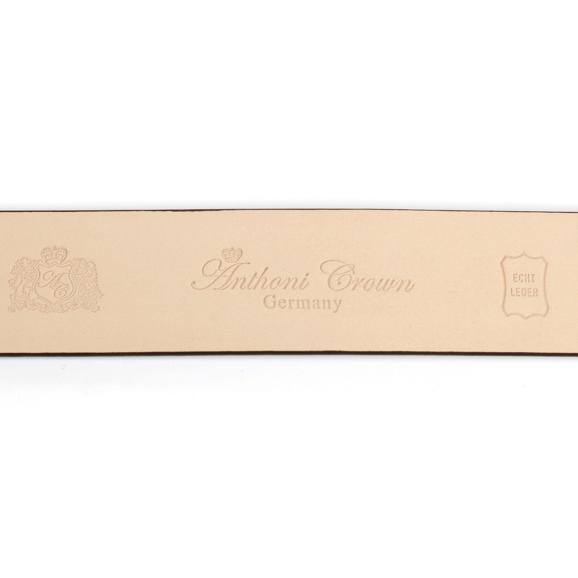 Anthoni Crown Ledergürtel 2,4 cm femininer Ledergürtel in rot günstig online kaufen