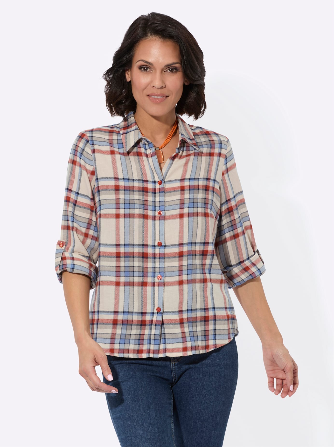 Casual Looks Flanellbluse günstig online kaufen