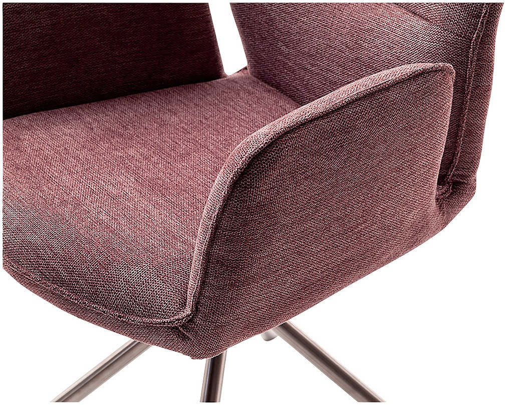MCA furniture Esszimmerstuhl »GREYTON«, Chenille, (2er-Set), drehbar 180°, Belastbarkeit 120 kg, Sitzhöhe ca. 50 cm