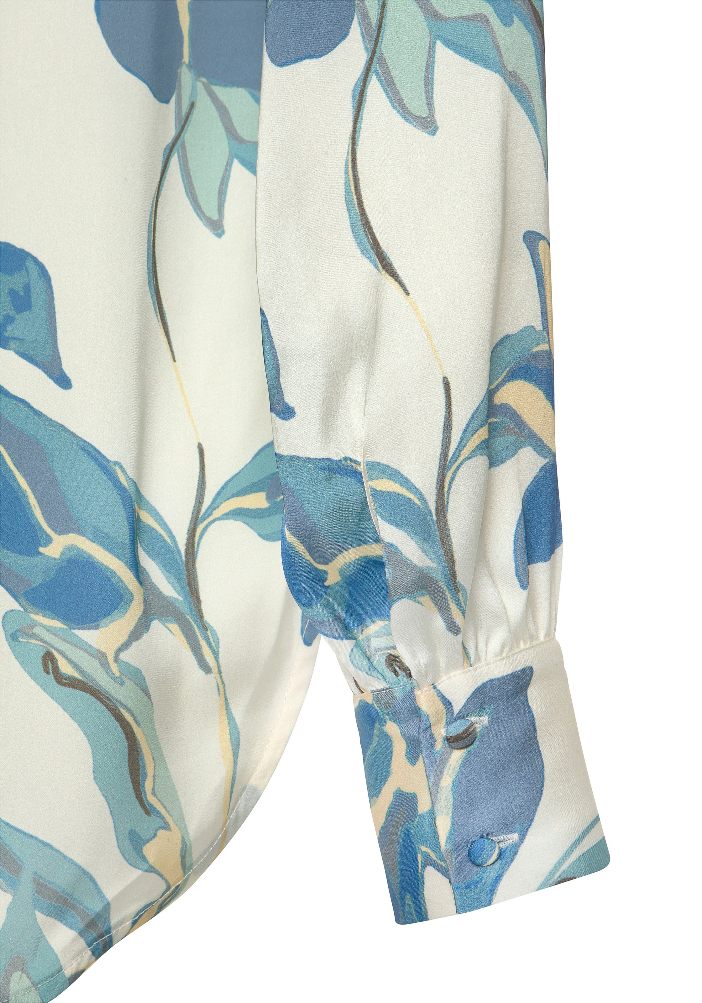 LASCANA Satinbluse mit Blumendruck