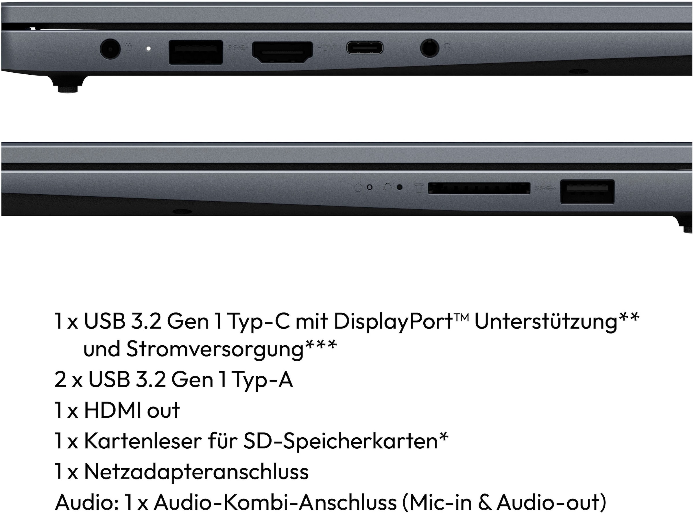 Medion® Notebook »E15435«, 39,6 cm, / 15,6 Zoll, Intel, Core i5, UHD Graphics, 512 GB SSD