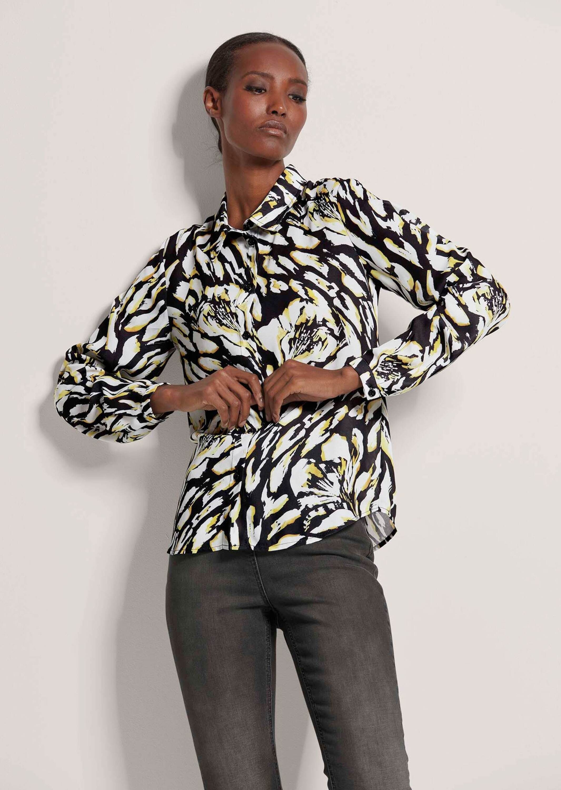 Thumbnail - MADELEINE Hemdbluse "Bluse Hemdbluse mit Unikat-Print"