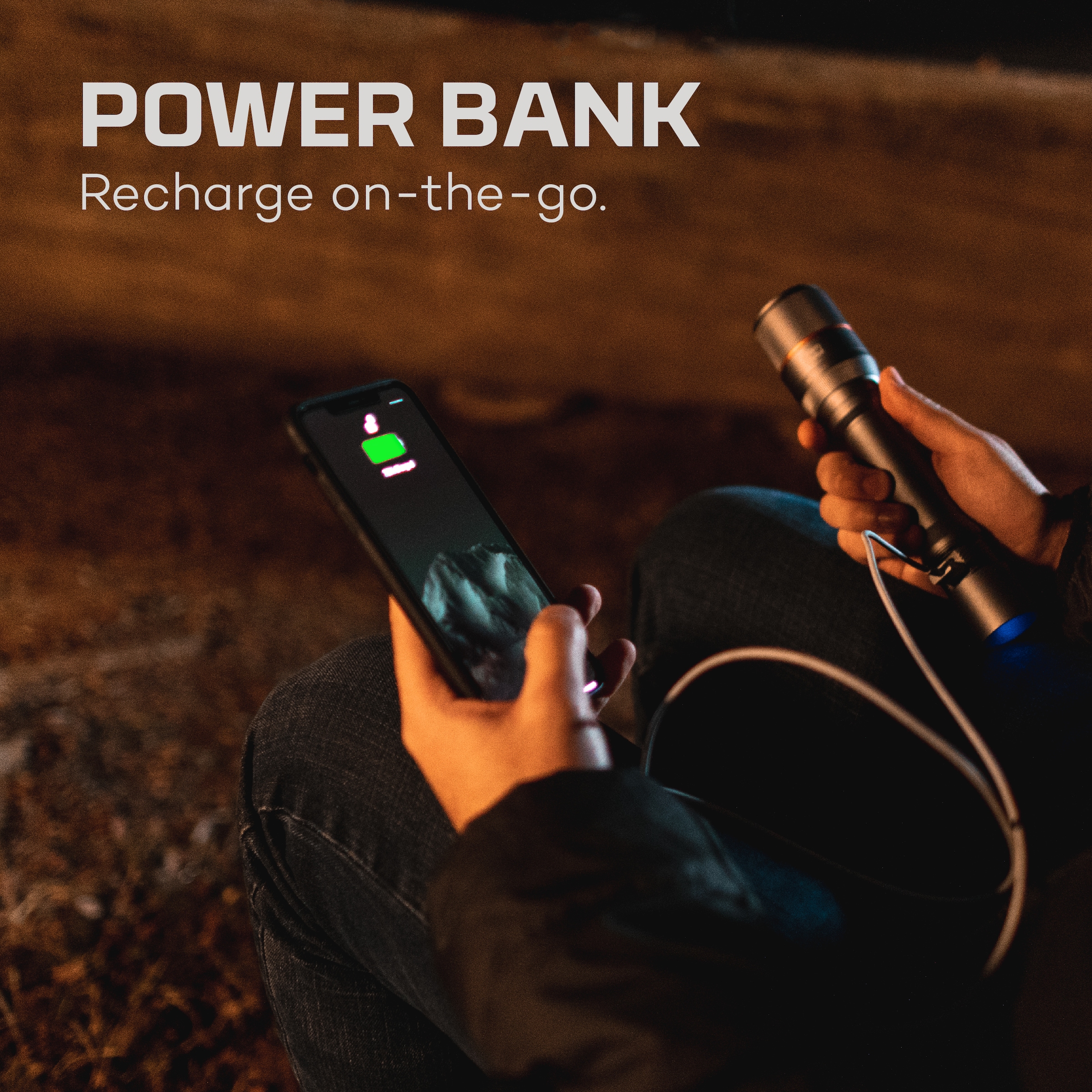 NEBO LED Taschenlampe »Nebo DAVINCI™ 3500« Set, Taschenlampe inkl. Ladekabel, 2 Stk. tlg.