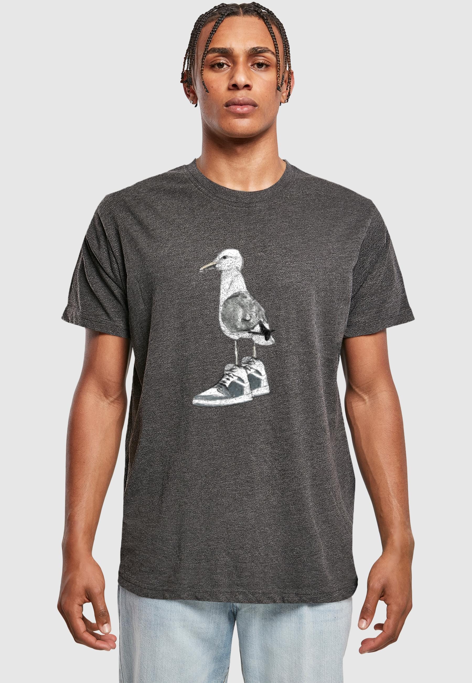 MisterTee T-Shirt »MisterTee Herren Seagull Sneakers Tee«, (1 tlg.)