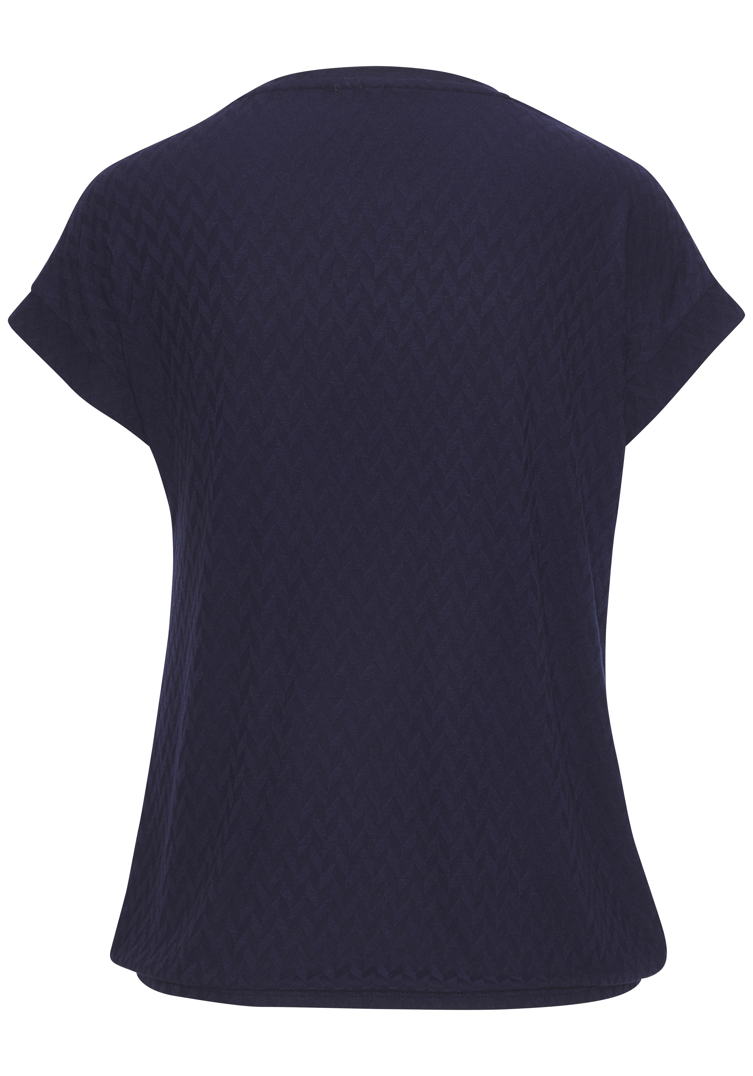 Thumbnail - Vivance Kurzarmshirt "mit modischem Jacquard-Muster" aus hochwertiger Qualität mit Viskose