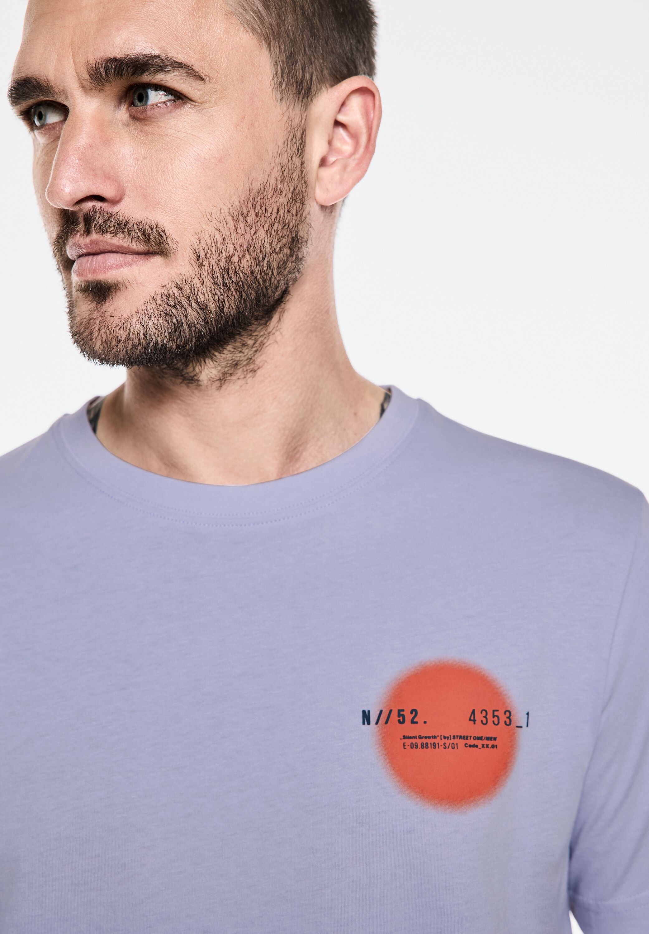 STREET ONE MEN T-Shirt, aus reiner Baumwolle