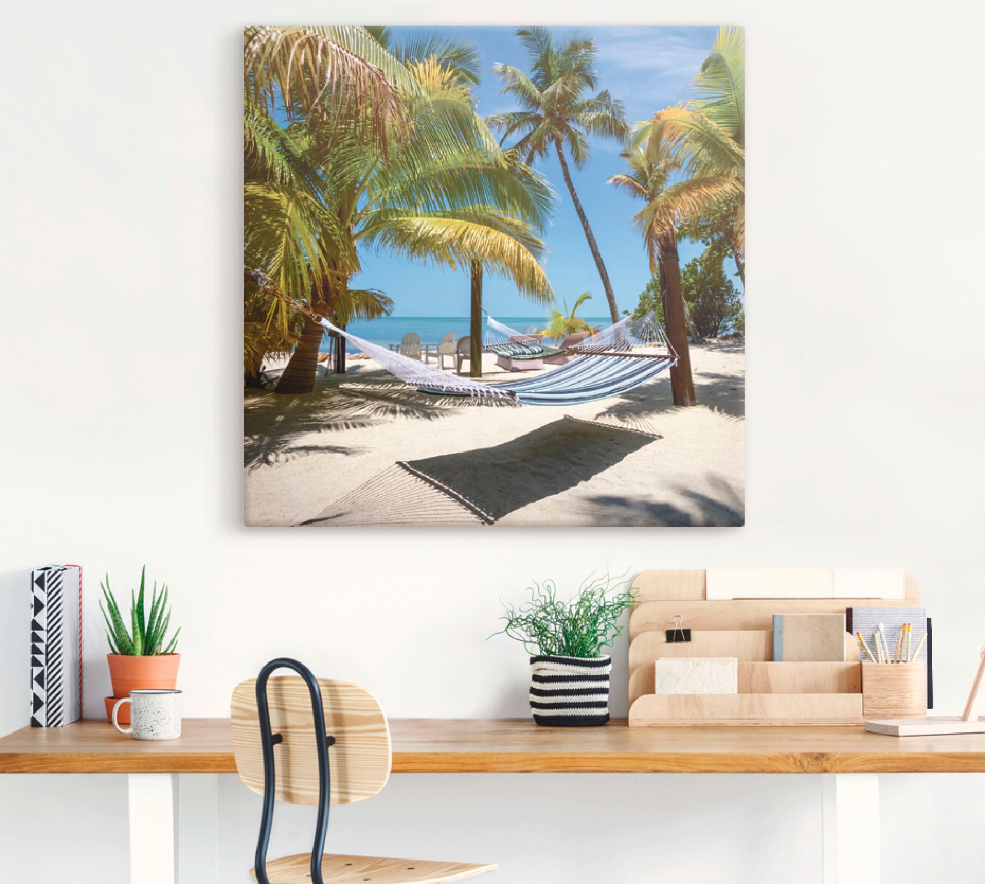 Artland Wandfolie »Florida Keys Strandleben«, Strand, (1 St.), selbstklebend