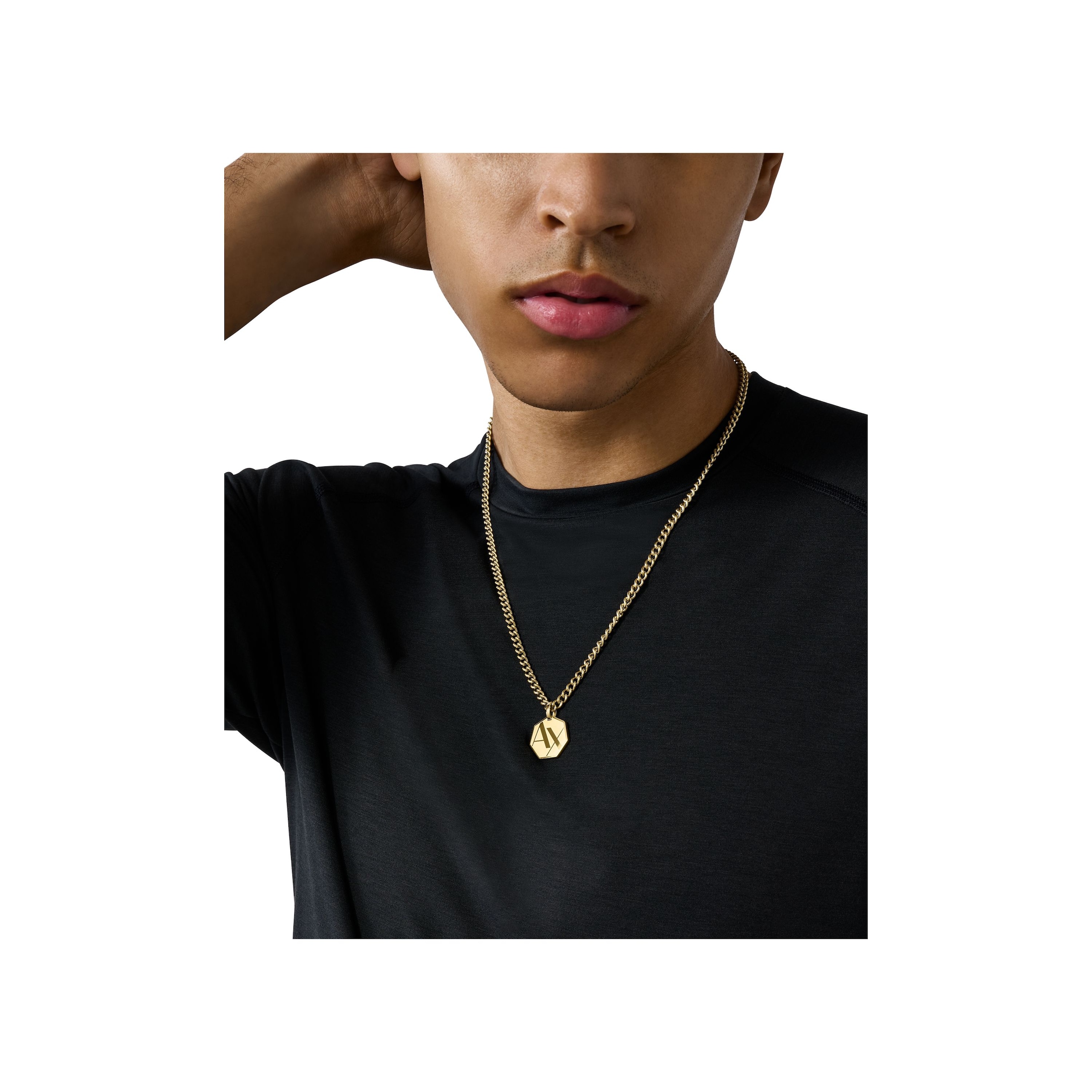 ARMANI EXCHANGE Kette mit Anhänger »Schmuck Geschenk Edelstahl, AXG0152710«