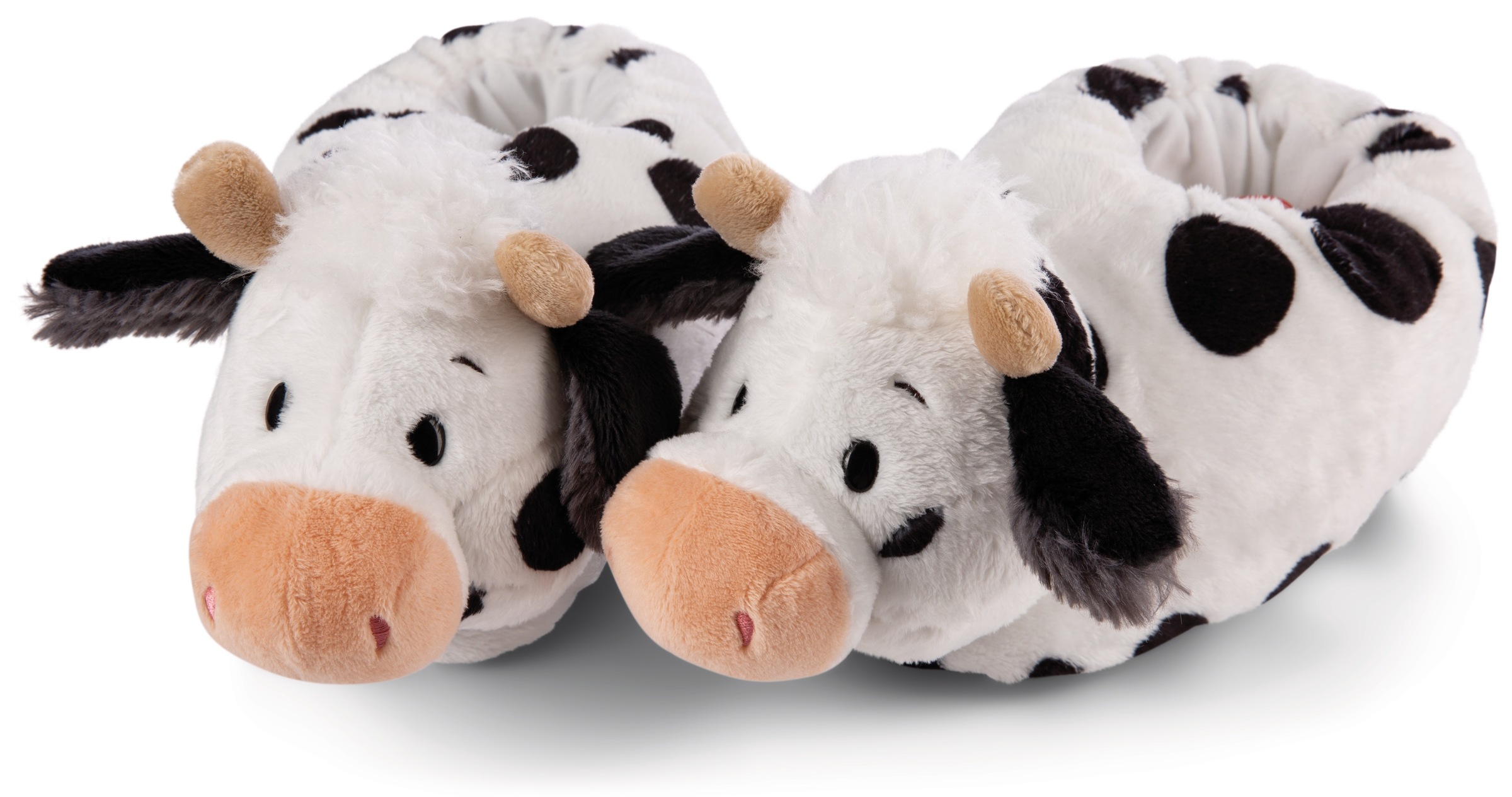 Thumbnail - Nici Plüsch Hausschuhe "KUH COWLUNA" Hausschuh mit Motiv und Kuhflecken