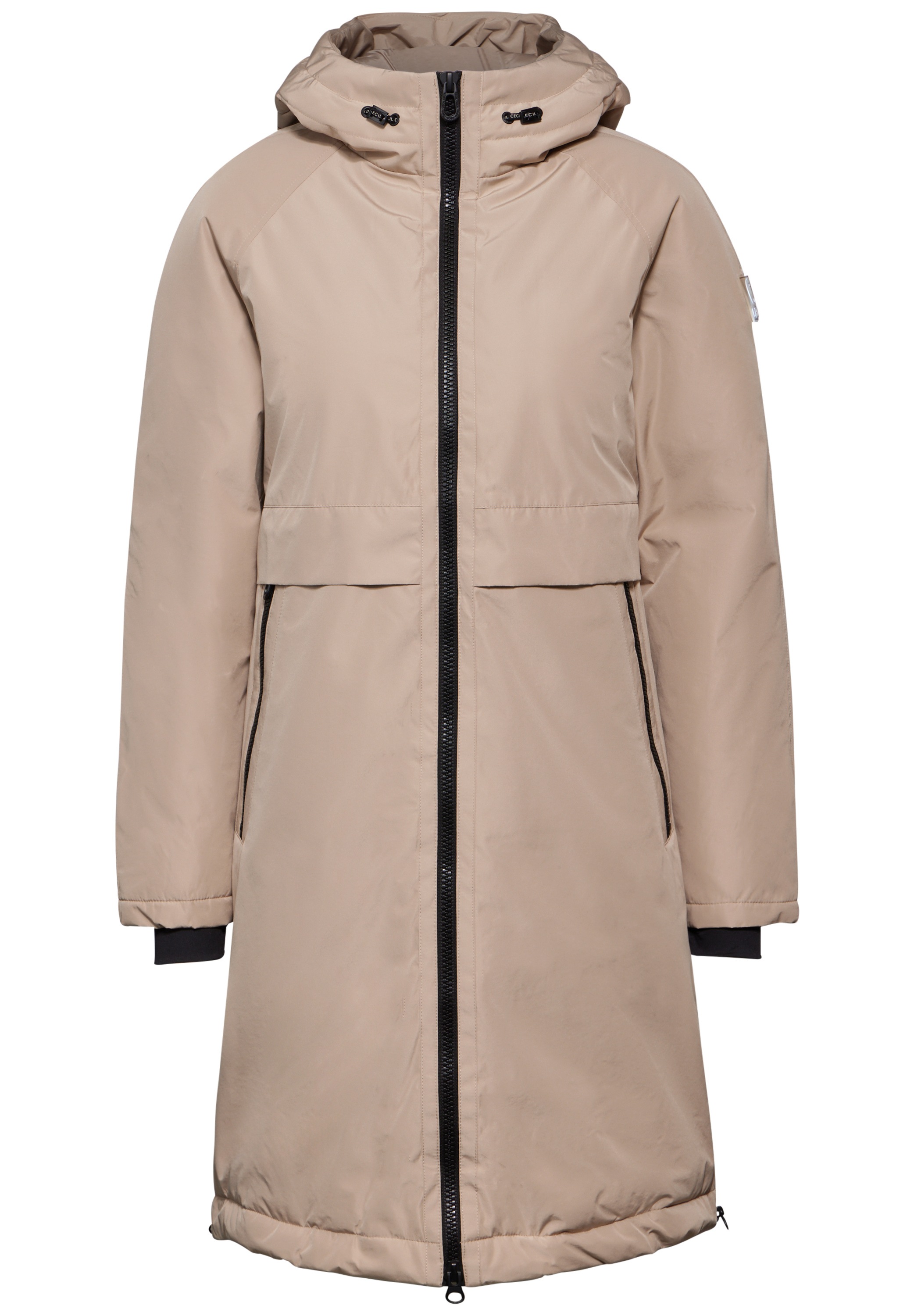 Cecil Trenchcoat, mit Kapuze mit Tunnelzugband