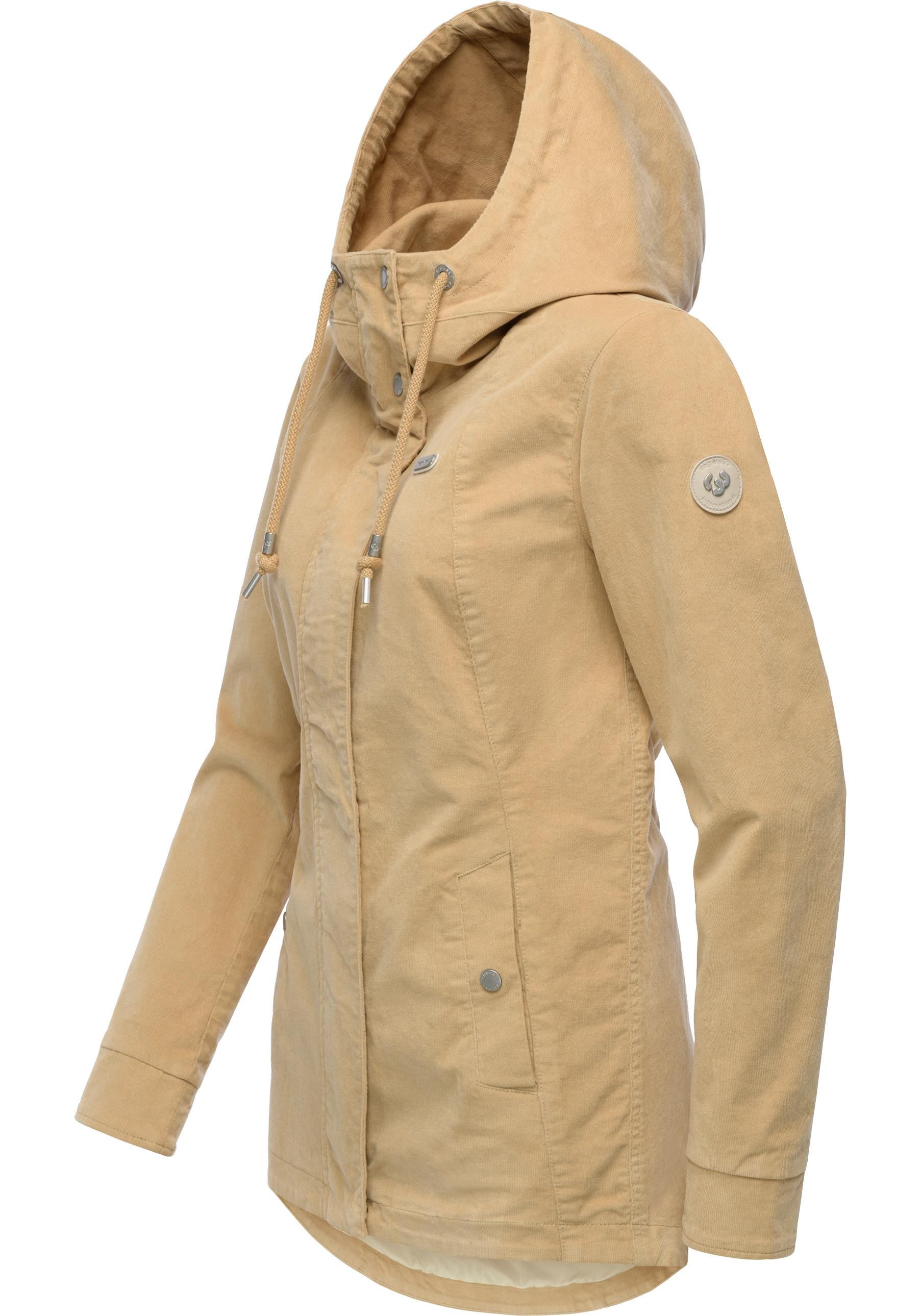 Ragwear Cordjacke "Alvena Cordy YOUMODO" mit Kapuze Sportliche leichte Kord günstig online kaufen