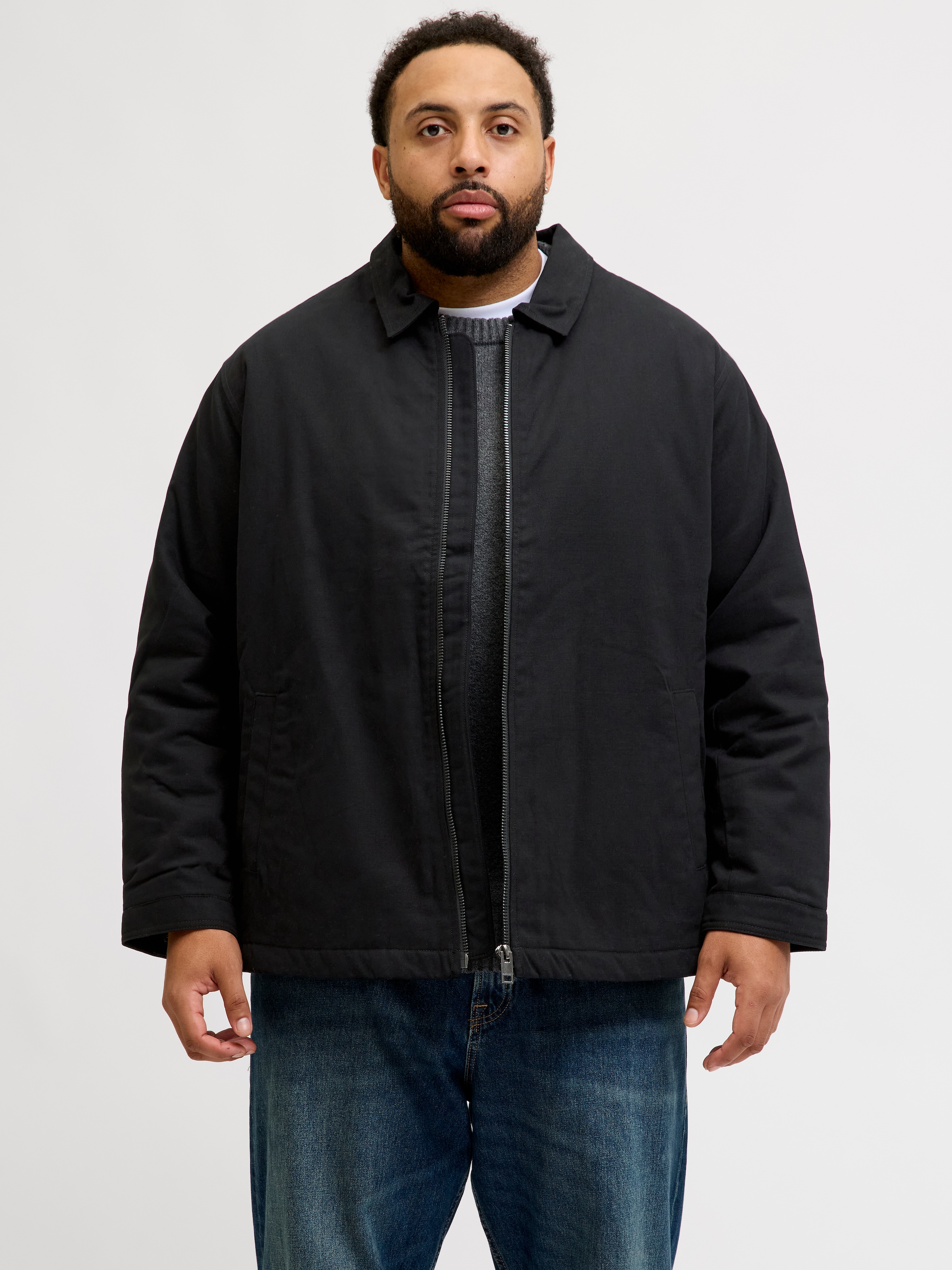 Jack & Jones PlusSize Outdoorjacke "JJEDOVER WORKER JACKET SN PLS" ohne Kap günstig online kaufen