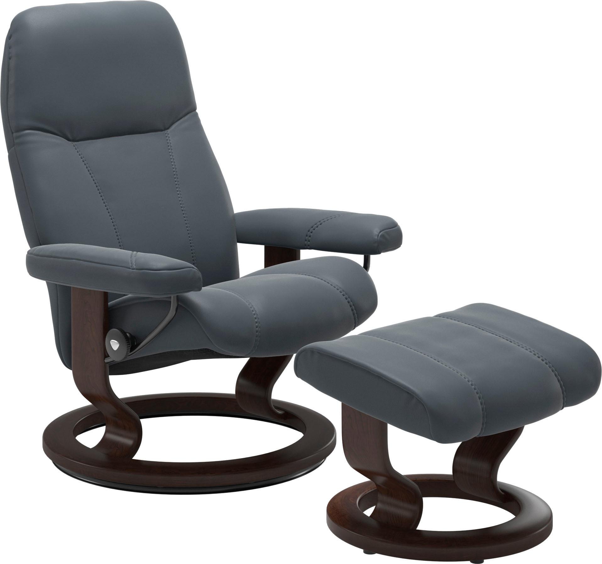 Stressless Relaxsessel "Consul" Relaxsessel mit Hocker, mit Hocker, mit Cla günstig online kaufen
