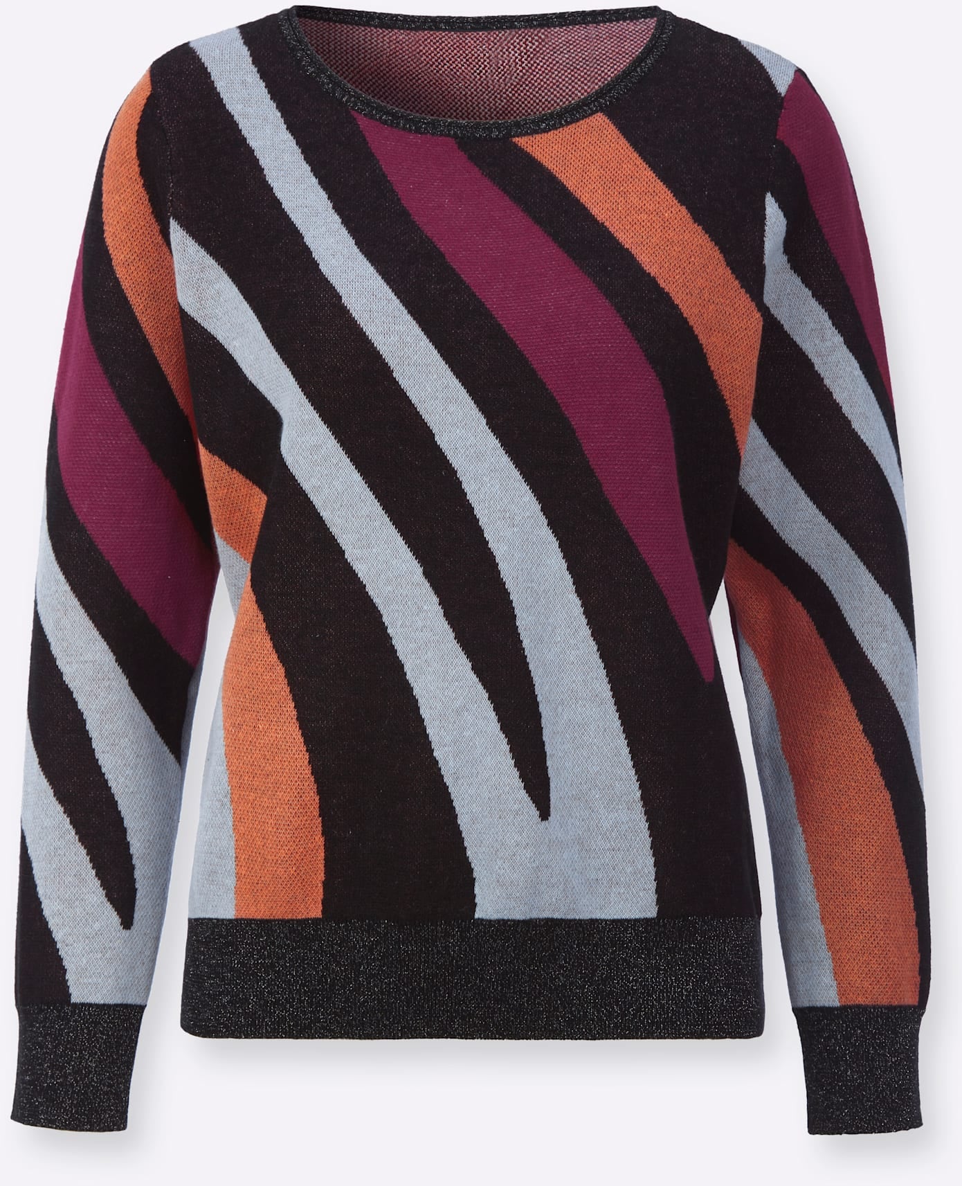 creation L Jacquardpullover »Leinen-Mix-Jacquard-Pullover«