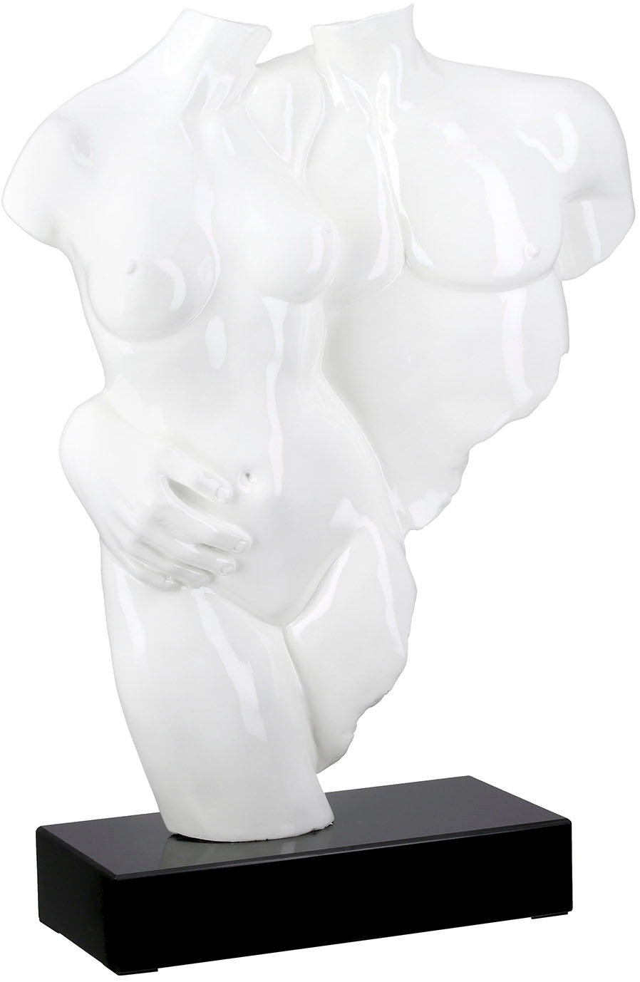Casablanca by Gilde Dekoobjekt »Skulptur Paar Coppia weiß H. 49 cm«