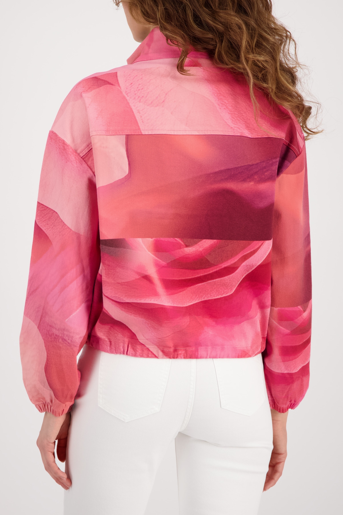 Monari Blouson »Jacke allover« ohne Kapuze Regular fit mit Allover-Muster