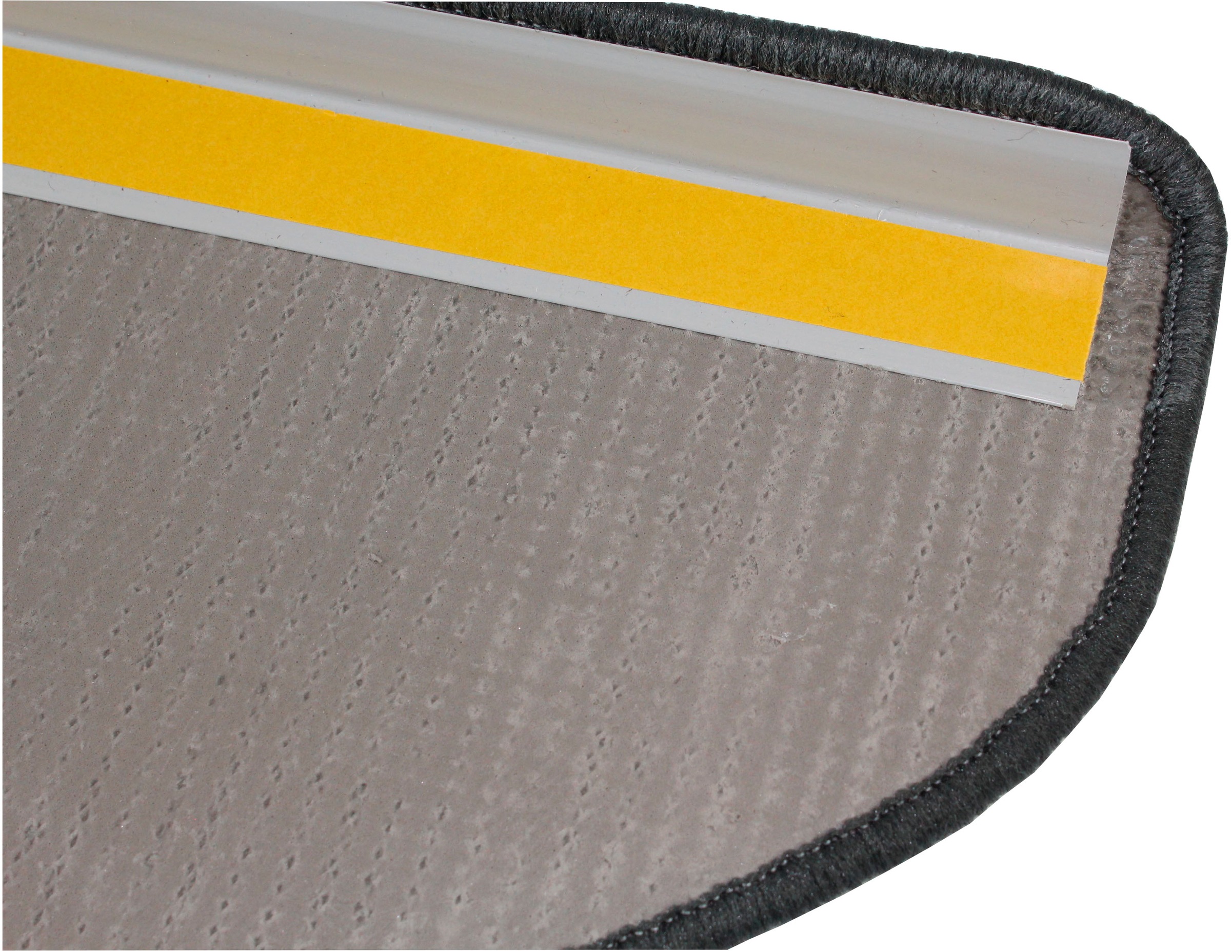 Dekowe Stufenmatte »Mara S2«, halbrund, 5 mm Höhe, 100% Sisal, große Farbauswahl, selbstklebend, auch als Set 15 Stück
