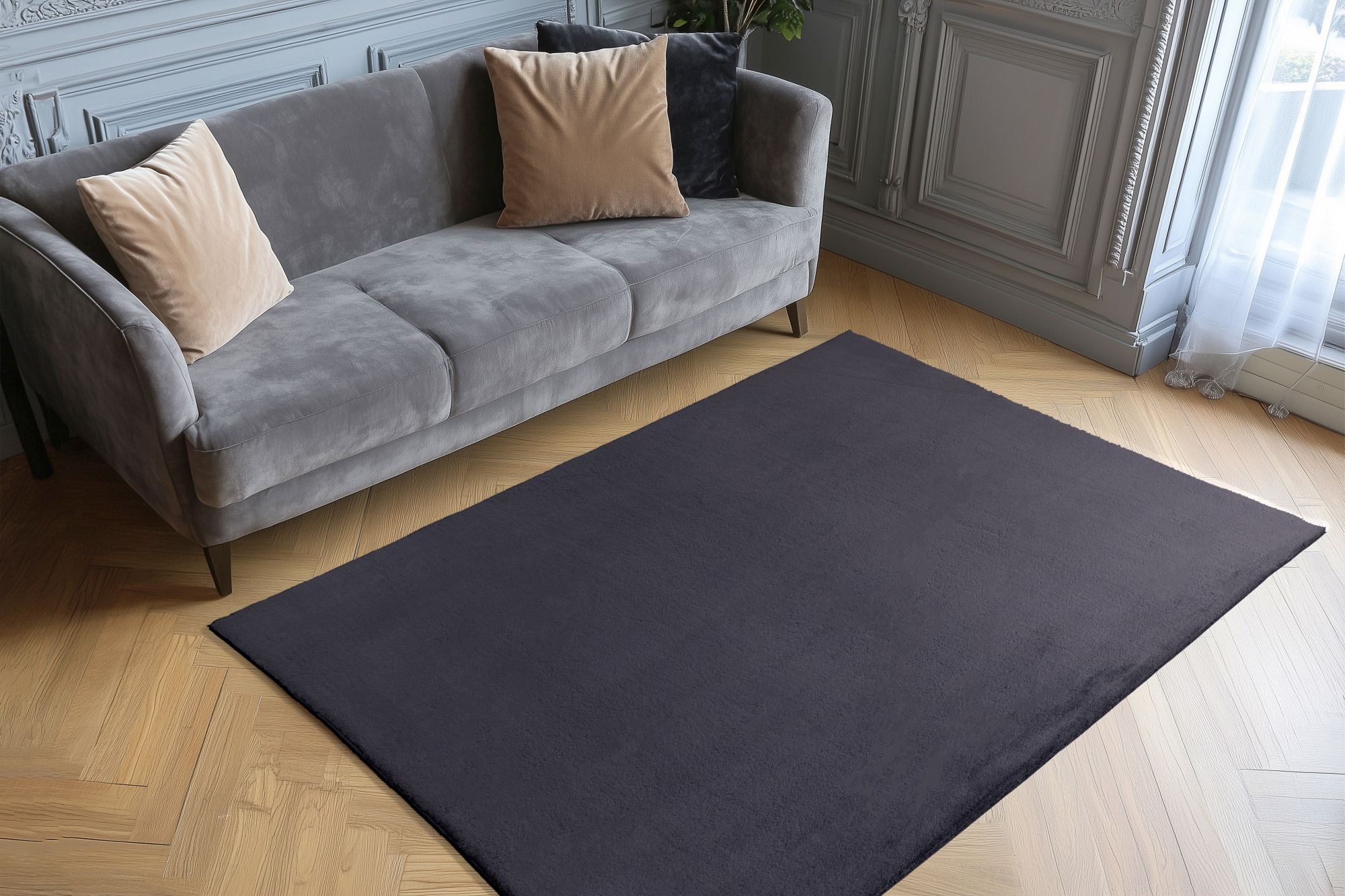 Kayoom Hochflor-Teppich "Boundless 225" rechteckig 40 mm Höhe Hochflor, Mod günstig online kaufen