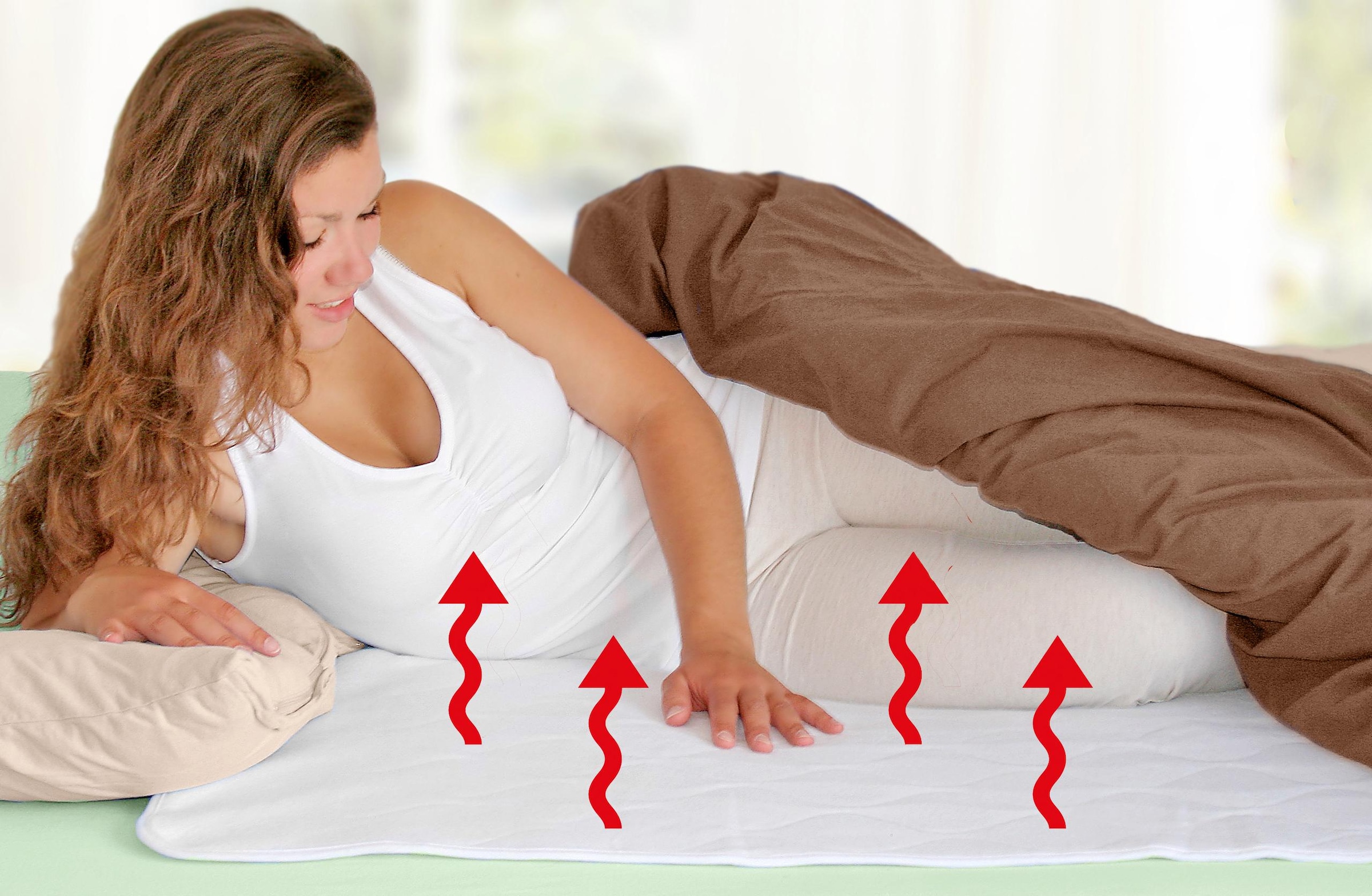 Hydas Wärmeunterbett »mit 3 Temperaturstufen, Abschaltautomatik, extra dünnes Material«, Die Heizdecke für ein wohlig warmes, angenehm temperiertes Bett