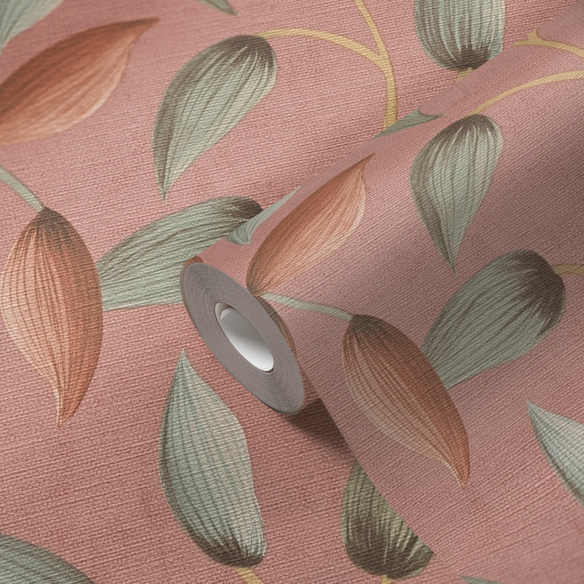 A.S. Création Vliestapete »PintWalls II Blätterranken Tapete Mustertapete Blätter Natur«, matt, Vliestapete floral für Schlafzimmer Küche Wohnzimmer Blätterranke Flur