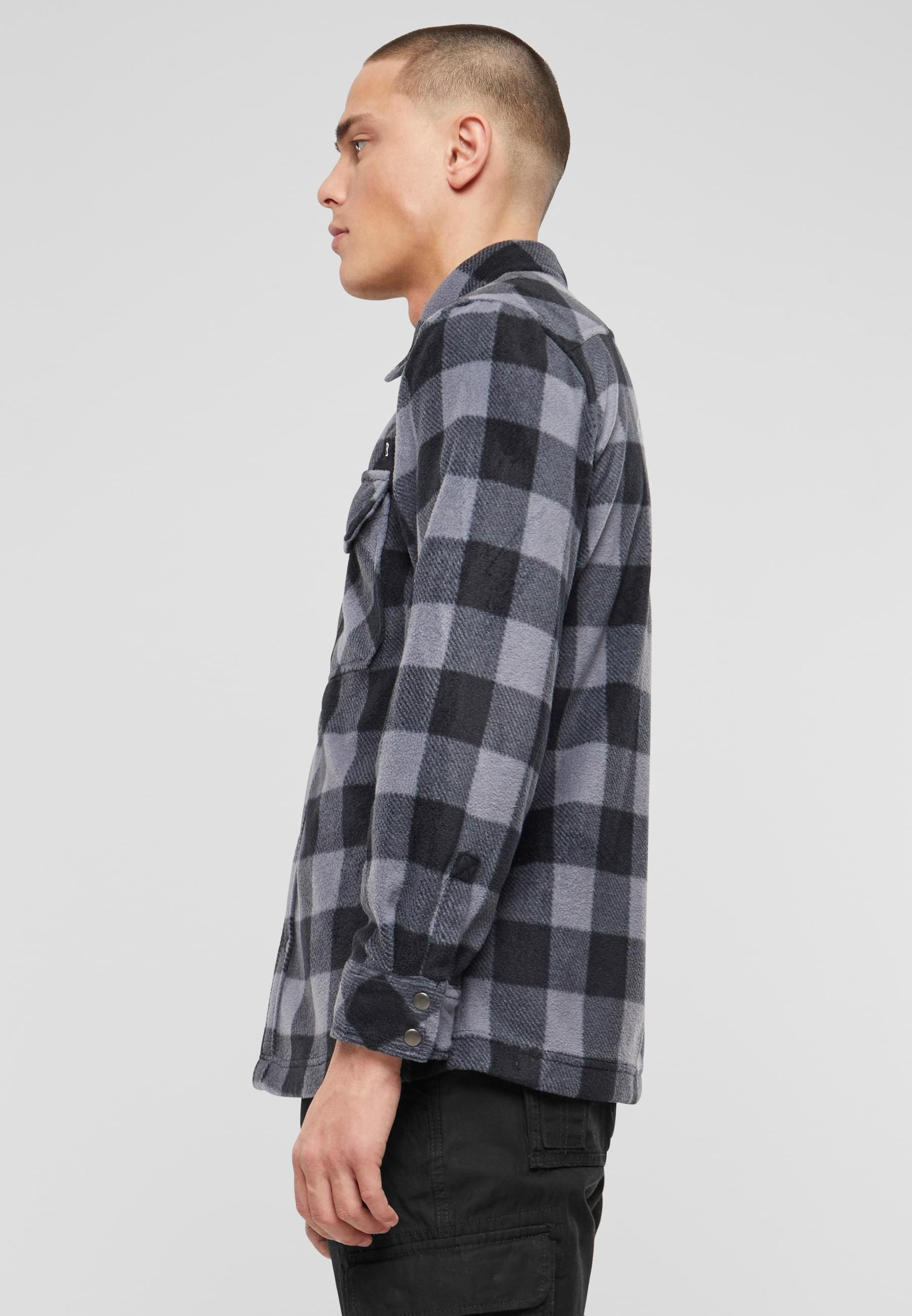 Brandit Langarmhemd »Brandit Herren Jeff Fleece Shirt Long Sleeve«, (1 tlg.)