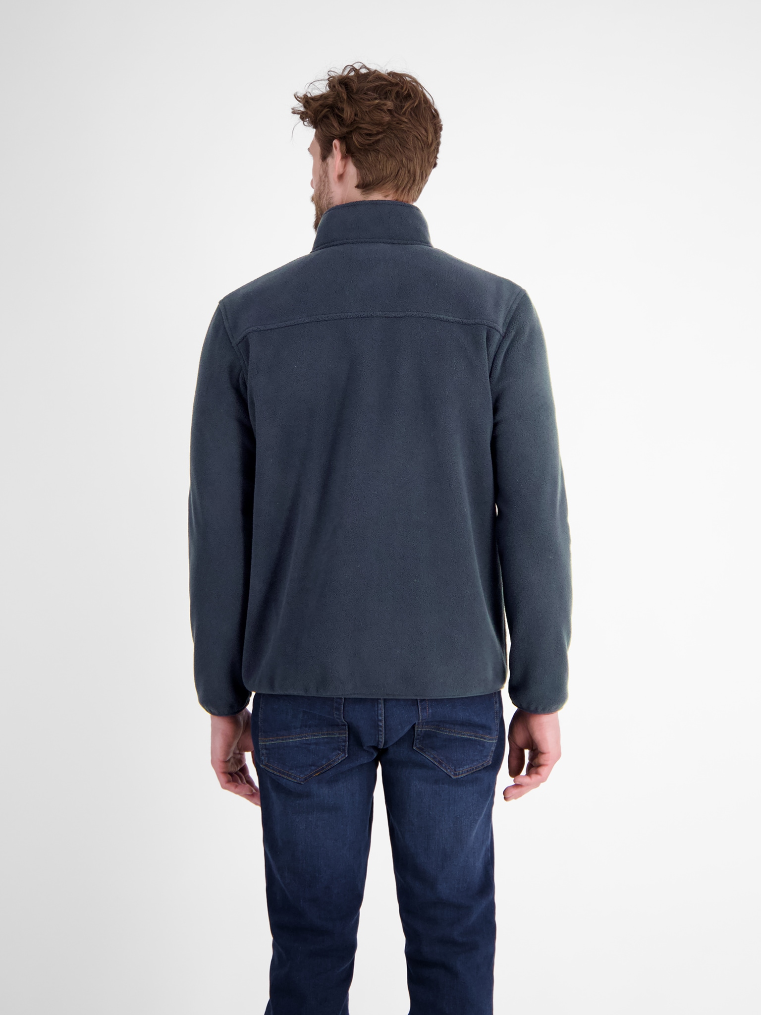 LERROS Sweatjacke, Polarfleece-Jacke mit Reißverschluss