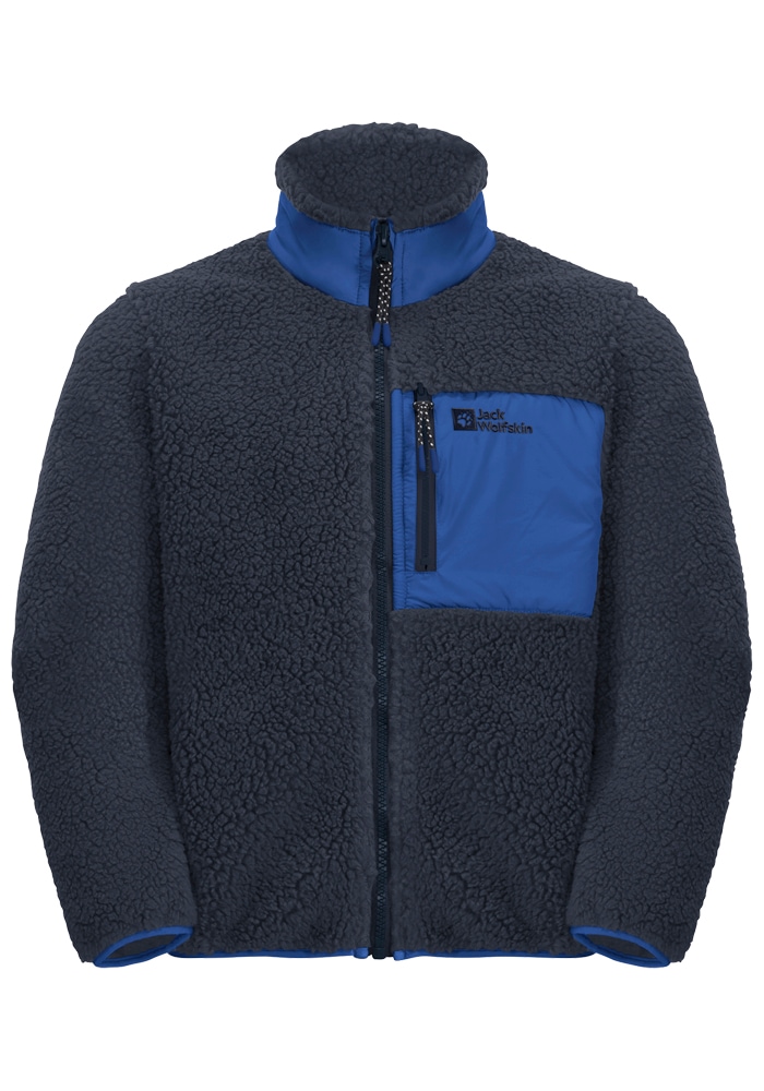 Jack Wolfskin Fleecejacke »ICE CURL HOOD JACKET K«, mit Kapuze | BAUR