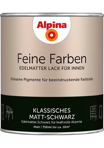 Alpina Lack »Edelmattes Schwarz«