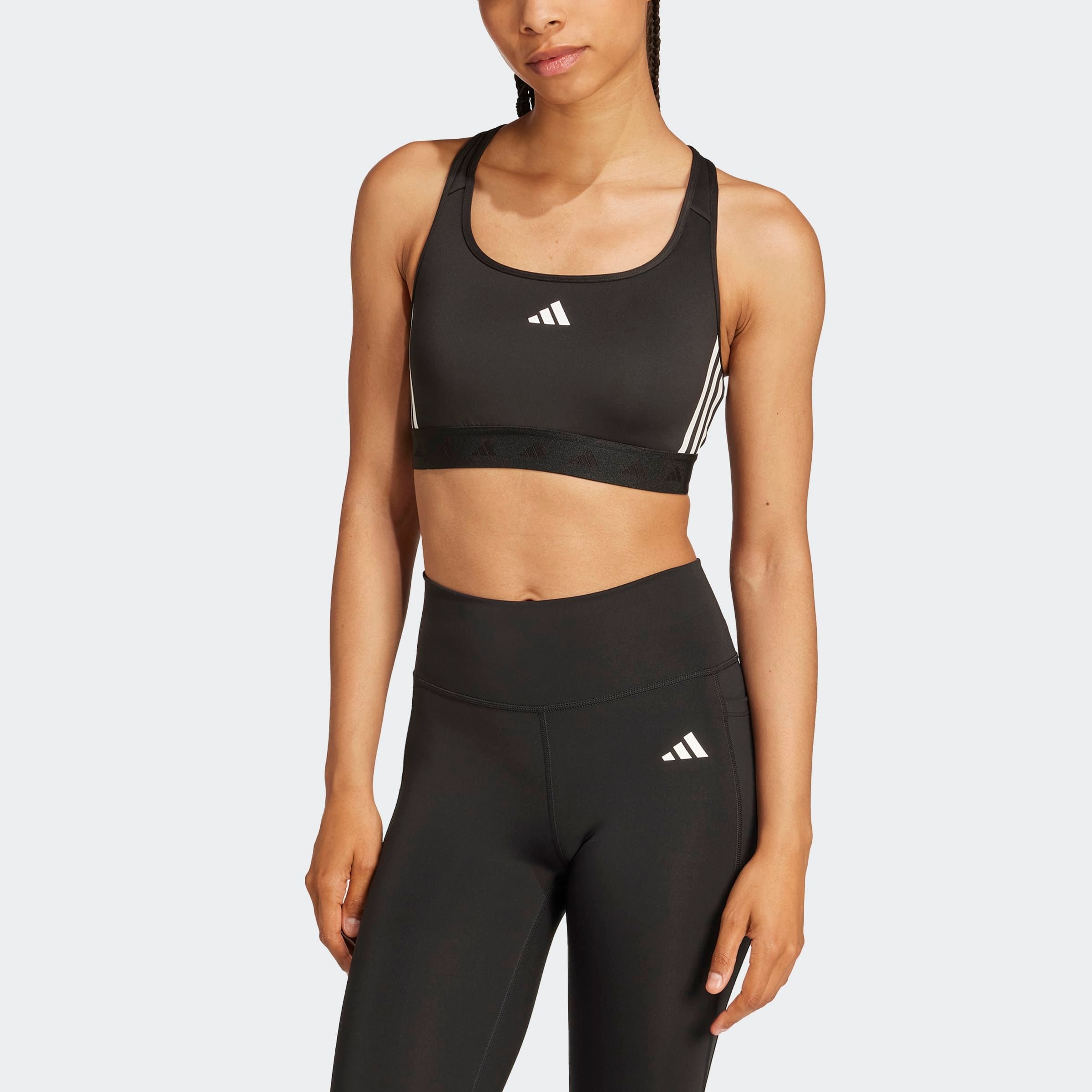 adidas Performance Sport-BH "POWERREACT TRAINING MEDIUM-SUPPORT HYPERGLAM" günstig online kaufen