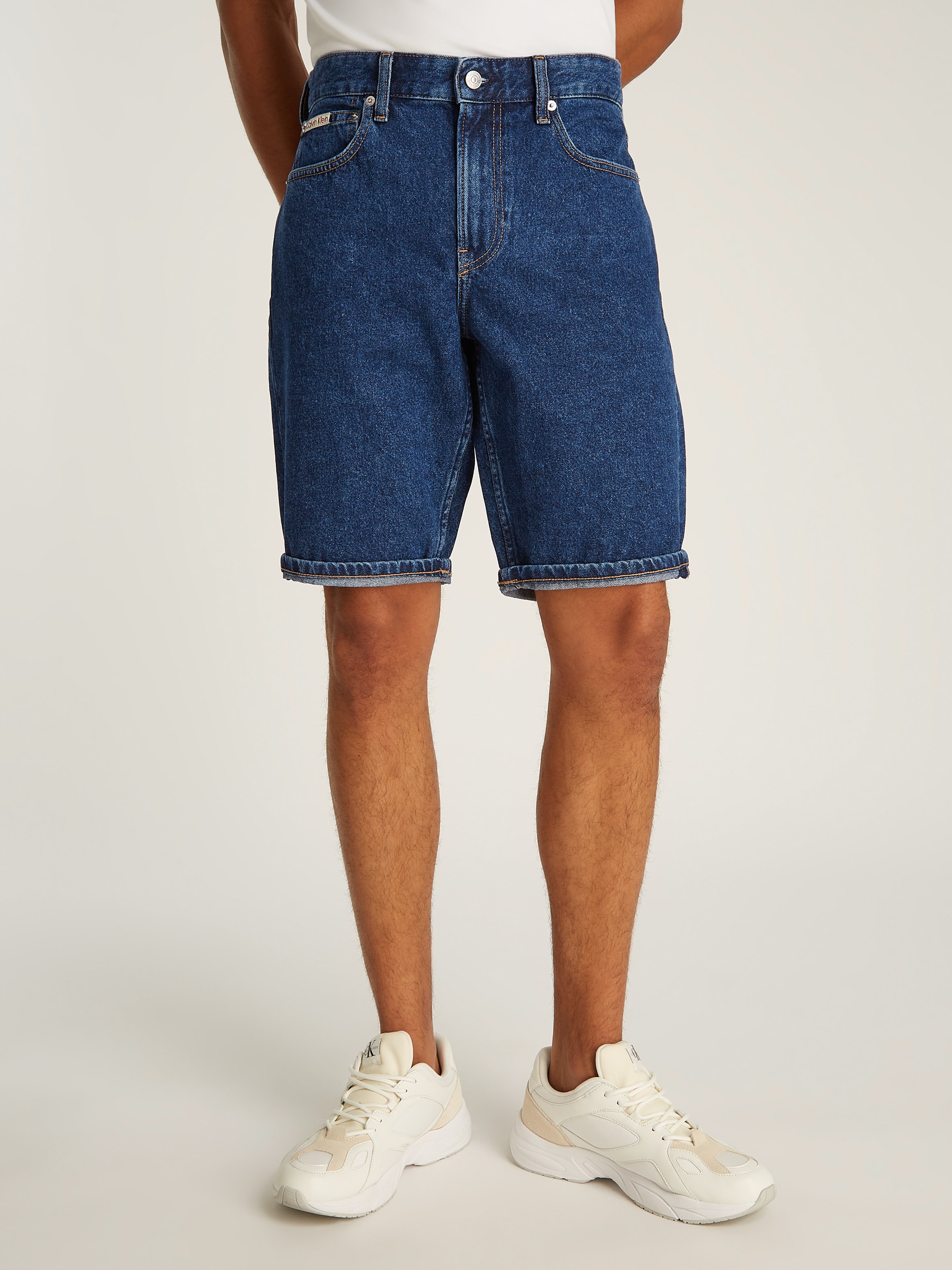 Calvin Klein Jeans Shorts "REGULAR SHORT", in dunkelblauer Waschung günstig online kaufen