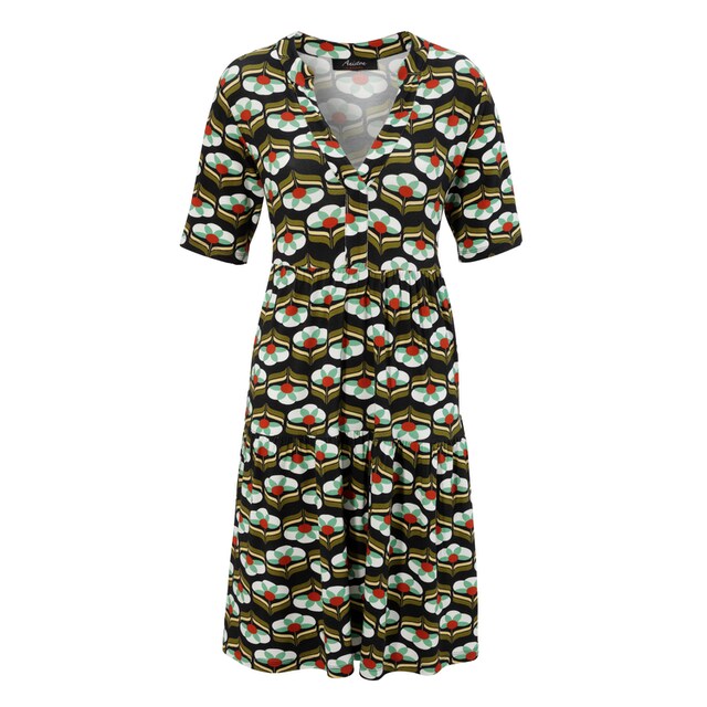 Aniston CASUAL Sommerkleid, mit trendigem Druck im Retro-Look für kaufen |  BAUR