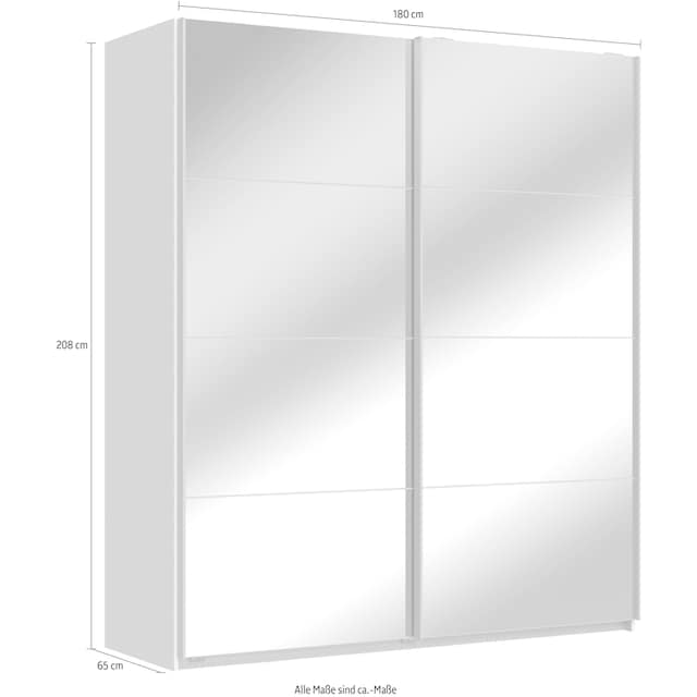 Wimex Schwebetürenschrank »England«, Mit vollverspiegelter Schrankfront |  BAUR