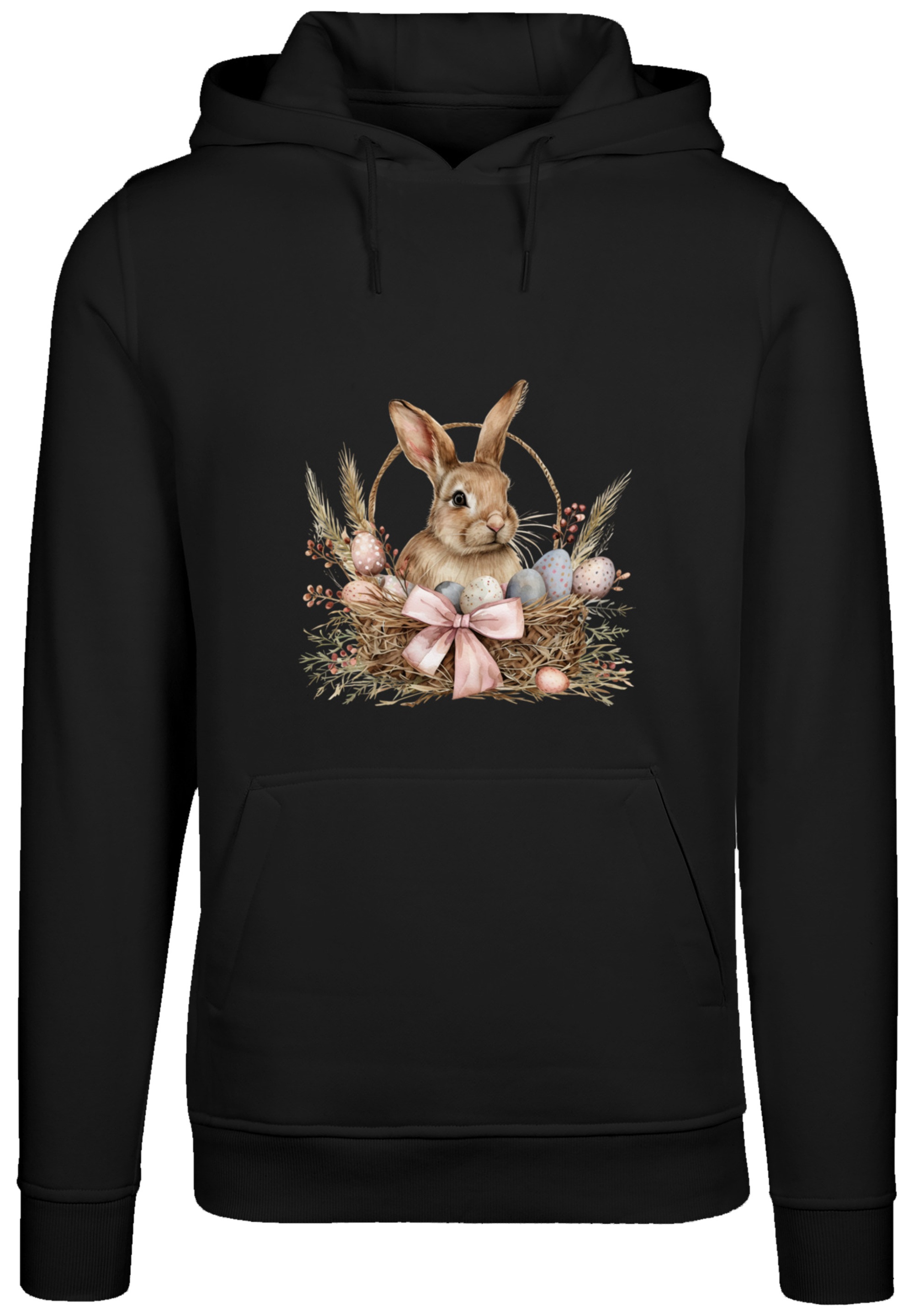 F4NT4STIC Kapuzenpullover »Osterhasen Korb Dekor«, Premium Qualität