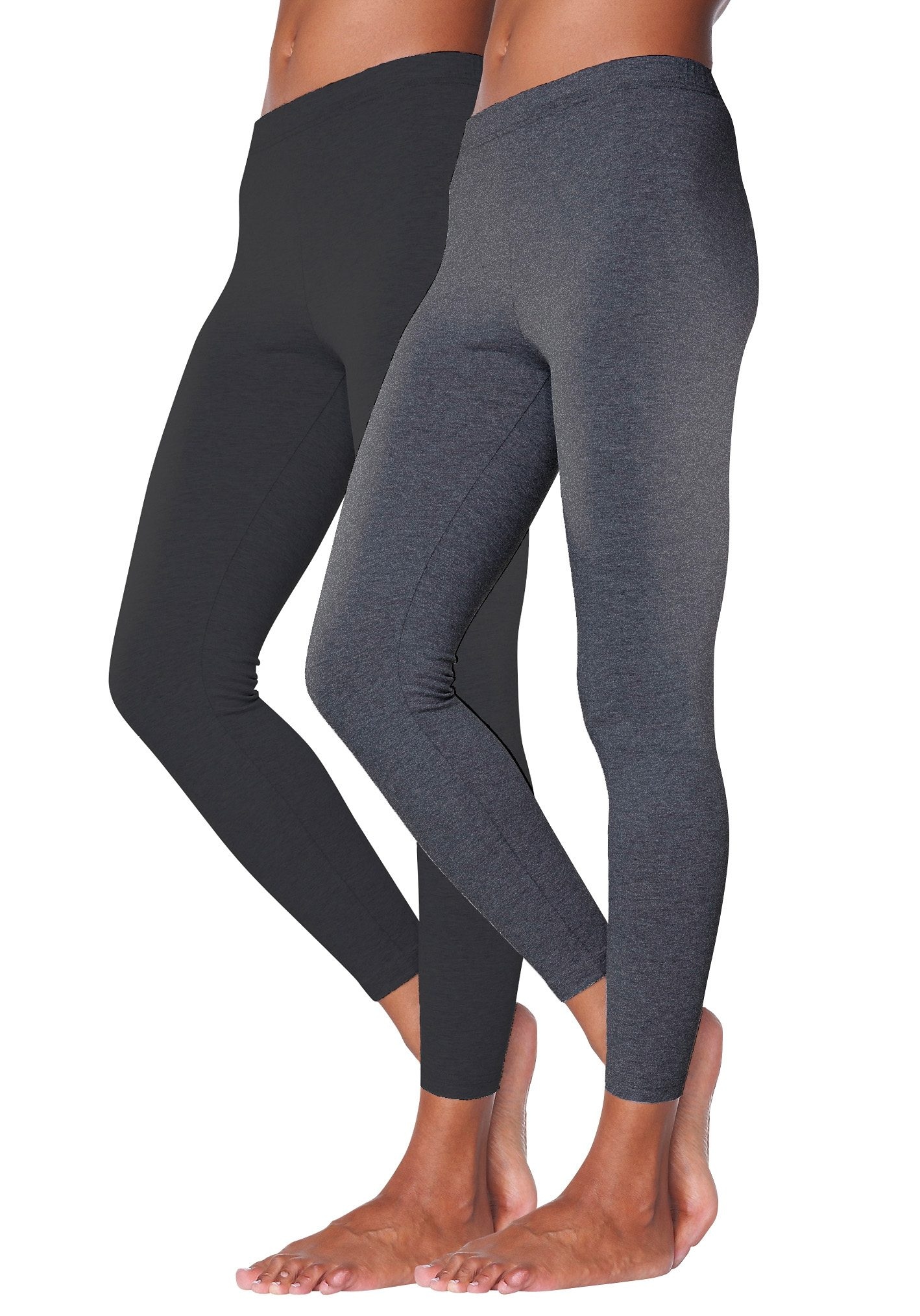 Vivance active Leggings, (2er-Pack), mit Gummibund, Loungewear