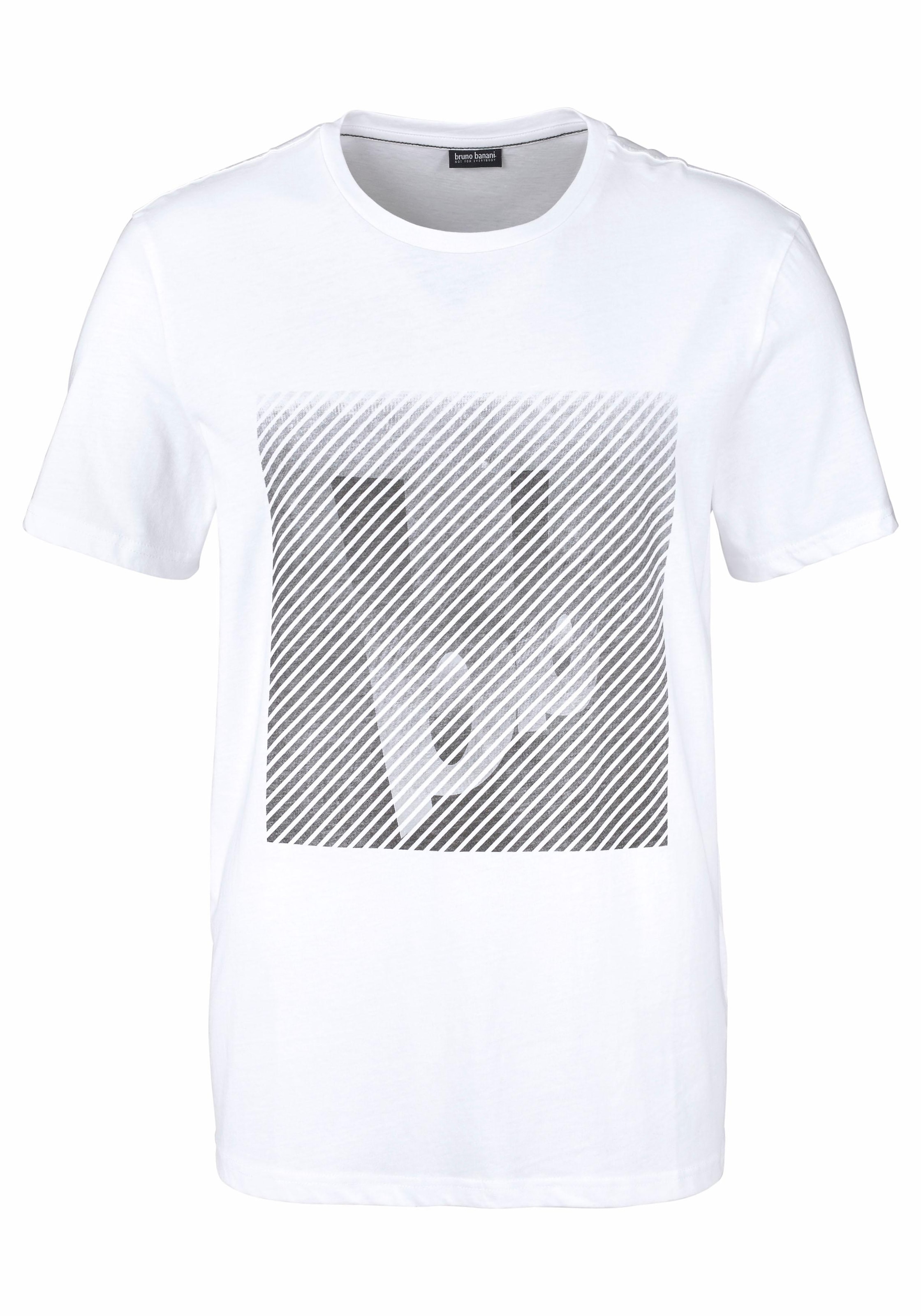 Bruno Banani T-Shirt, (Spar-Set, 2er-Pack), Kurzarm, schmal geschnitten, aus Single Jersey