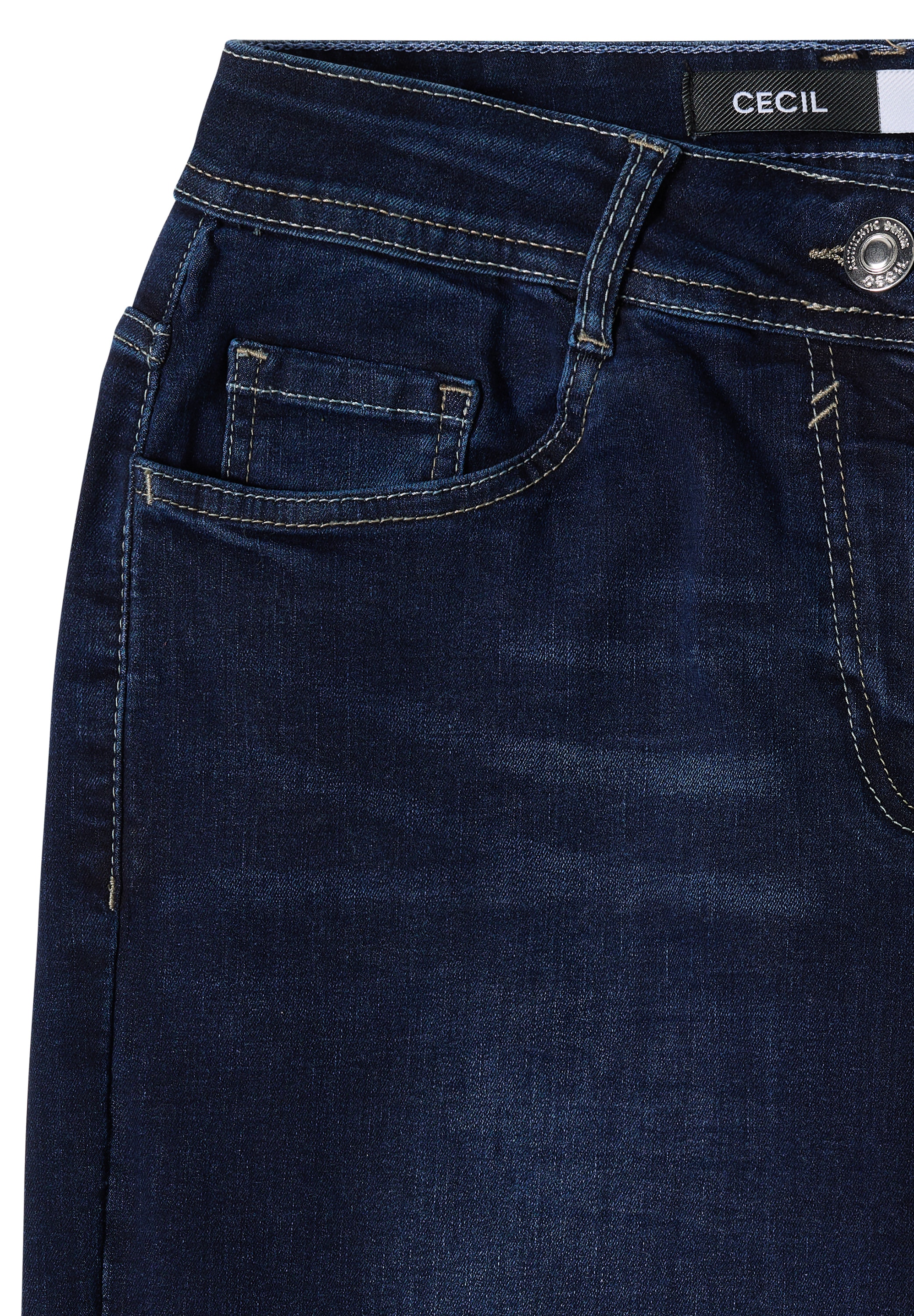 Cecil Loose-fit-Jeans in 3/4-Länge