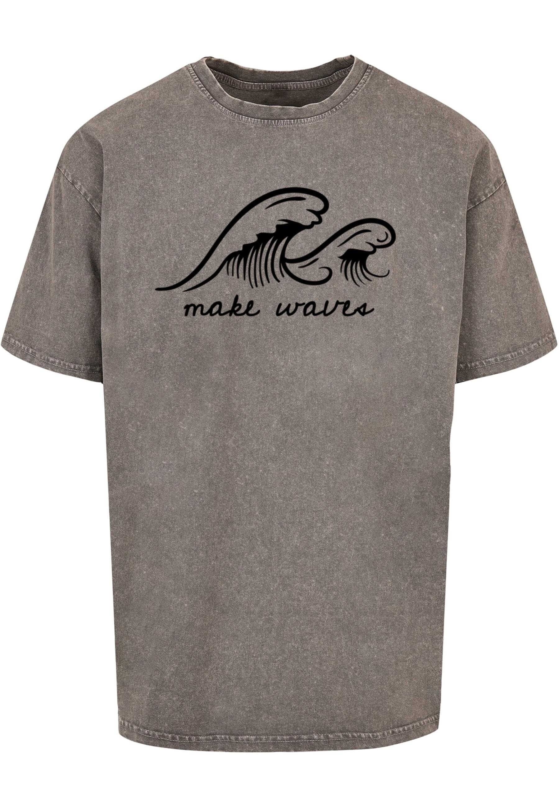 Merchcode T-Shirt »Merchcode Herren Summer - Make waves Acid Washed Oversize Tee«, (1 tlg.)