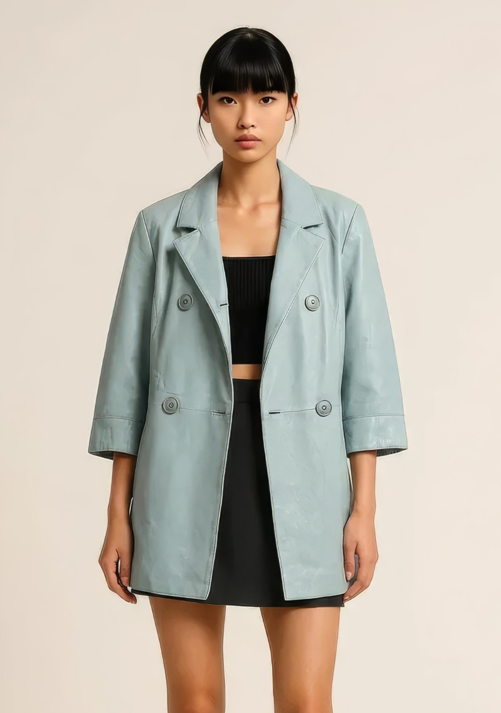 Freaky Nation Lederjacke "Benita-FN"