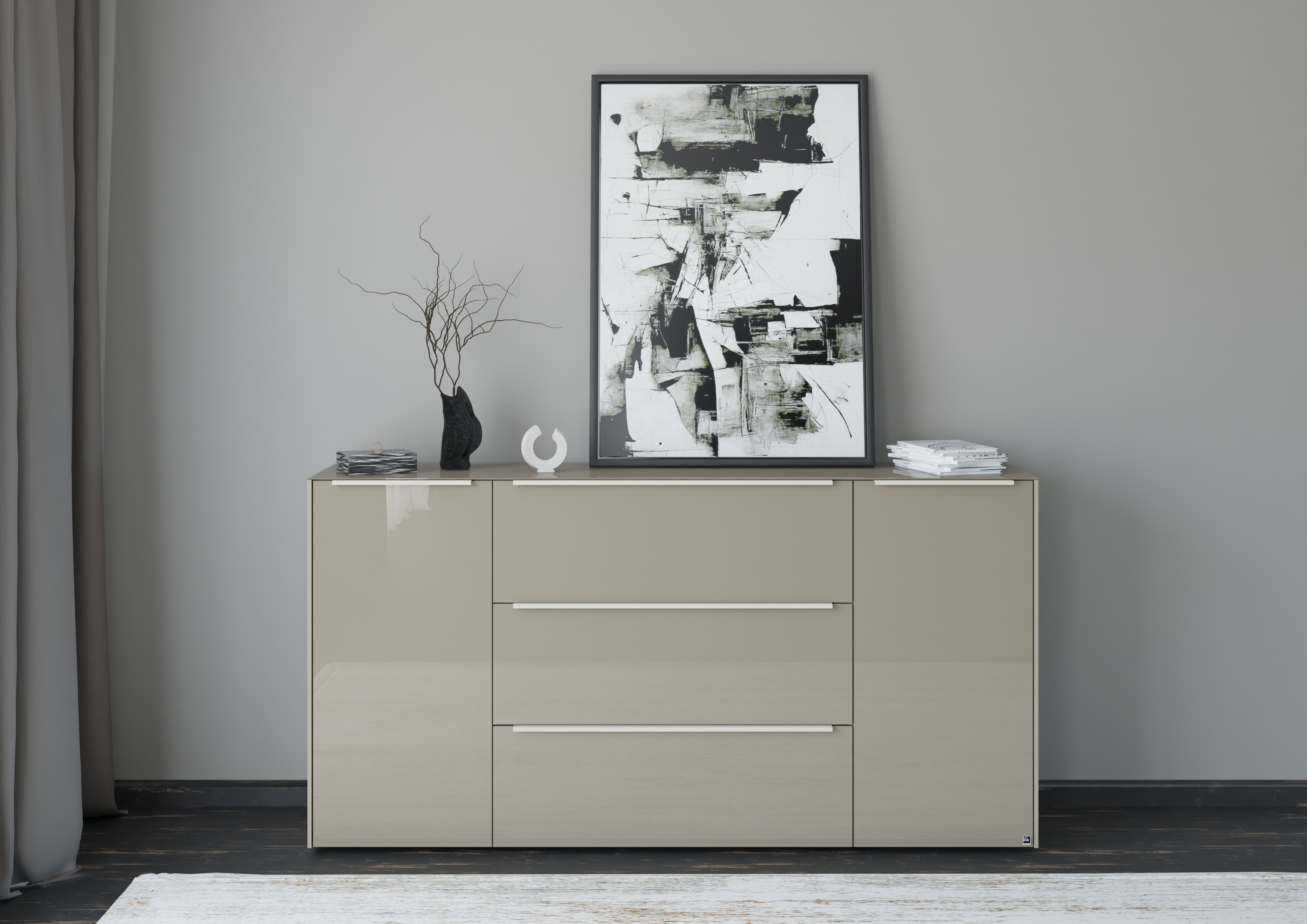 set one by Musterring Sideboard "Reno" 1 Stk. tlg. Mit Gleitern und in verschiedenen Farben erhältlich