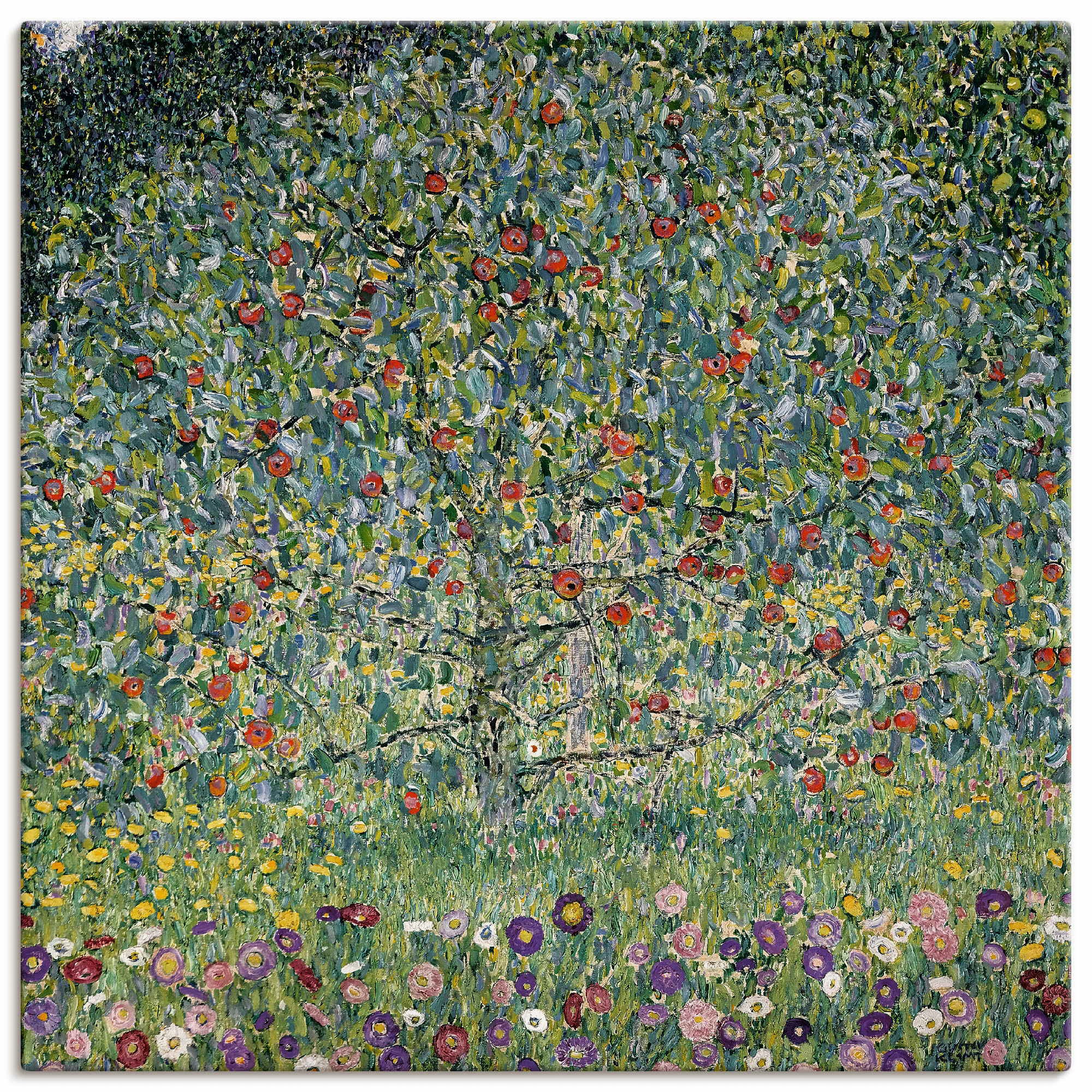 Artland Wandbild "Apfelbaum I. 1912" Bäume 1 Stk. tlg. als Alubild, Leinwan günstig online kaufen