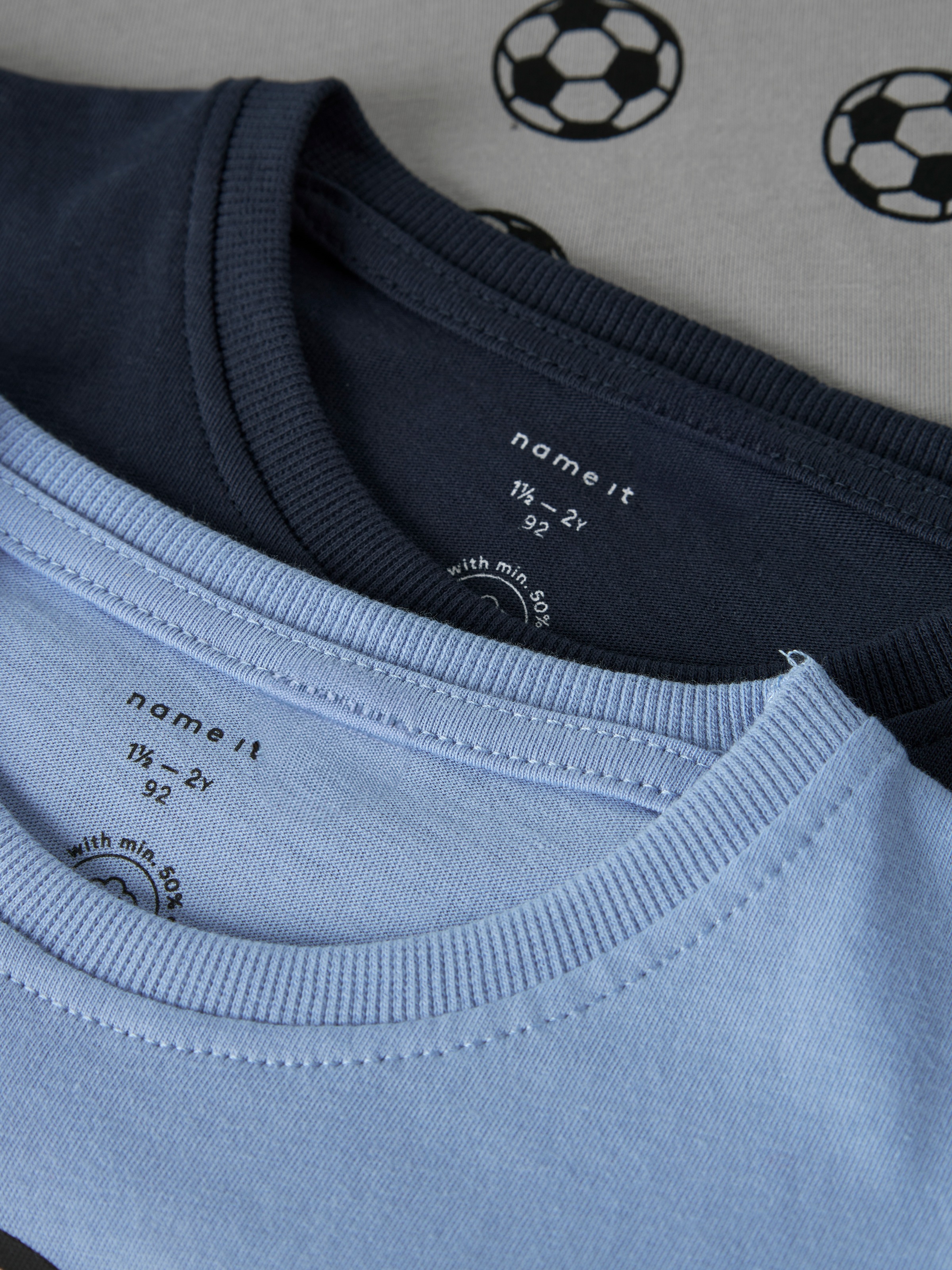 Name It Langarmshirt »NMMNIKO 3P LS TOP« Packung, 3 Stk.