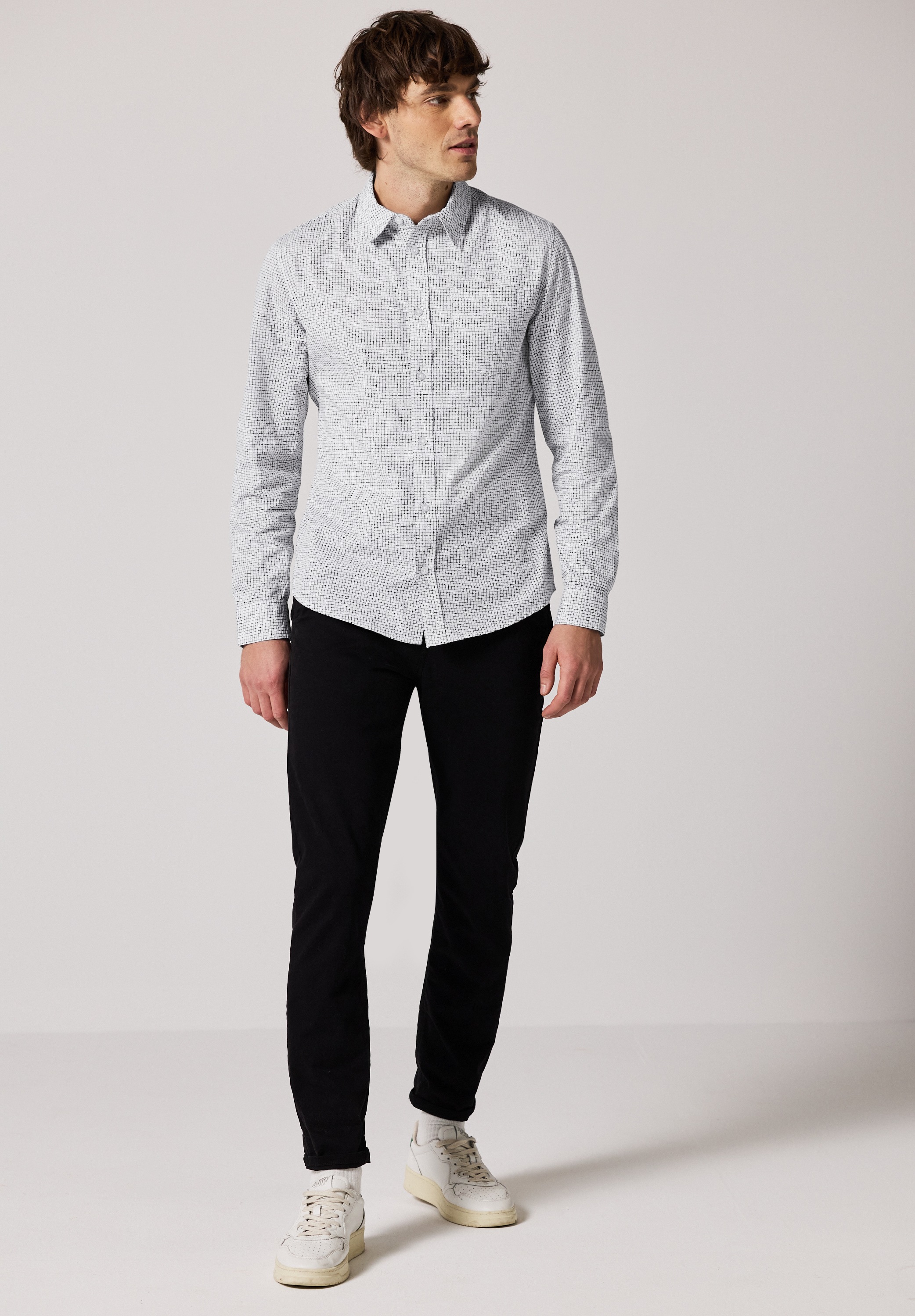 STREET ONE MEN Karohemd, aus reiner Baumwolle