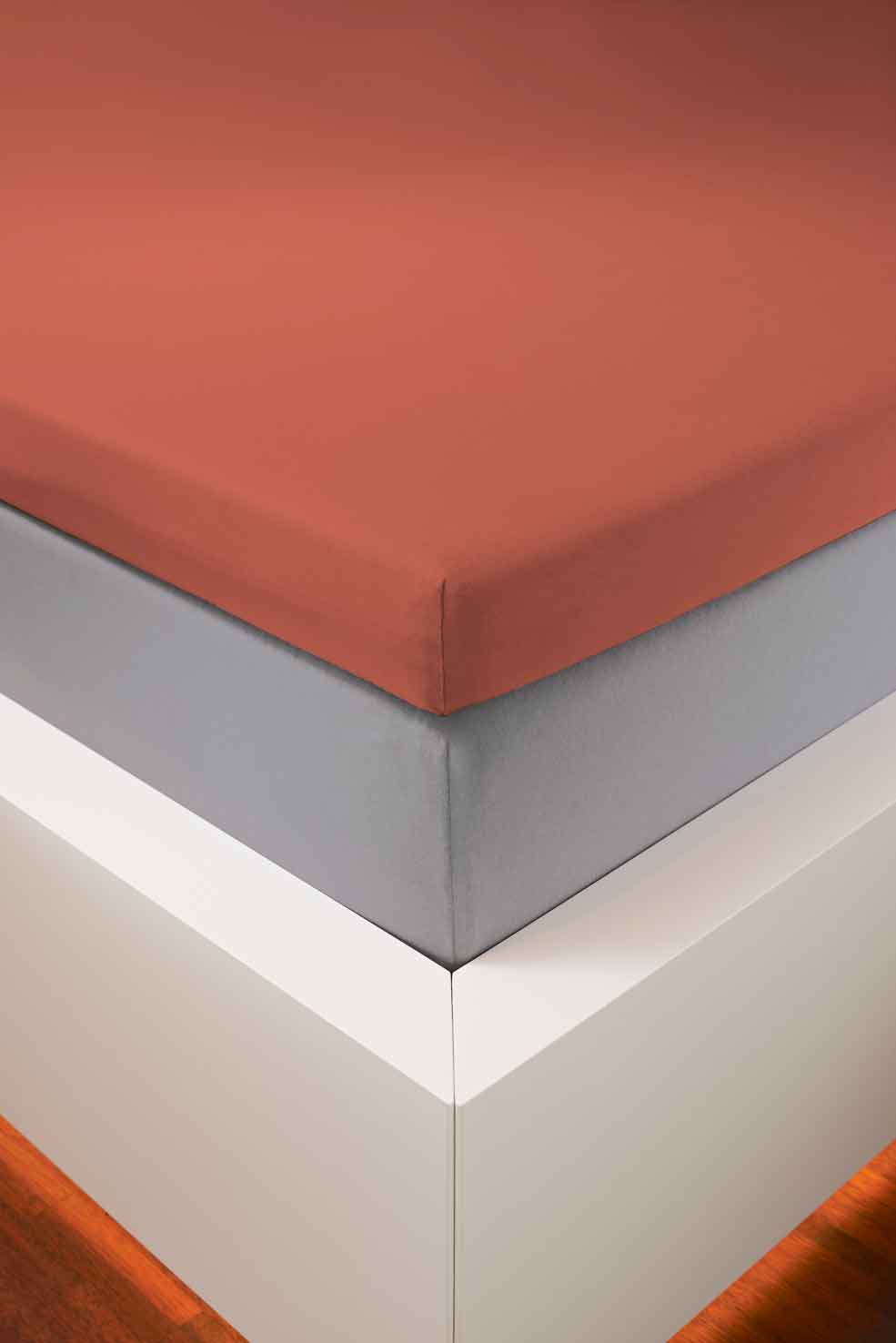 bellana Spannbettlaken "bellana deluxe für Topper, mit Elasthan, Premium Jersey 230 g/m²" mit 5% Elasthan, für Topper mit 4-10cm Höhe, bügelfrei, faltenfrei
