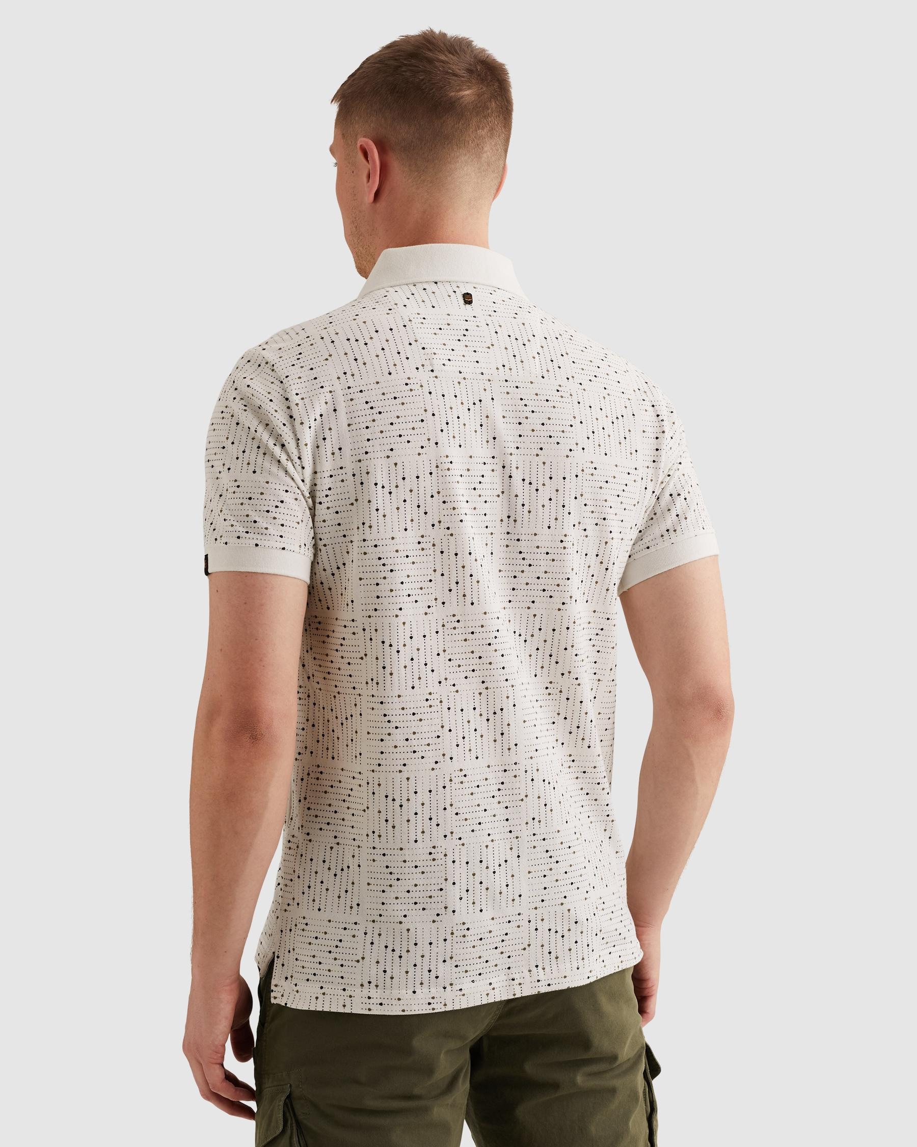 PME LEGEND Poloshirt »Short sleeve polo printed fine pique« mit Logo Stickerei