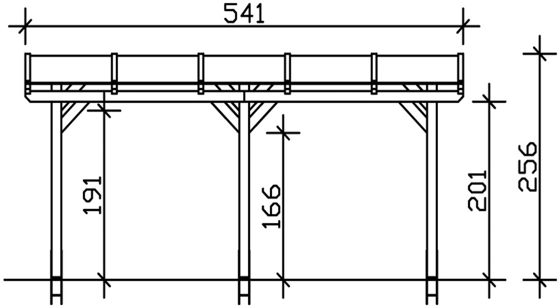 Skanholz Terrassendach »Siena«
